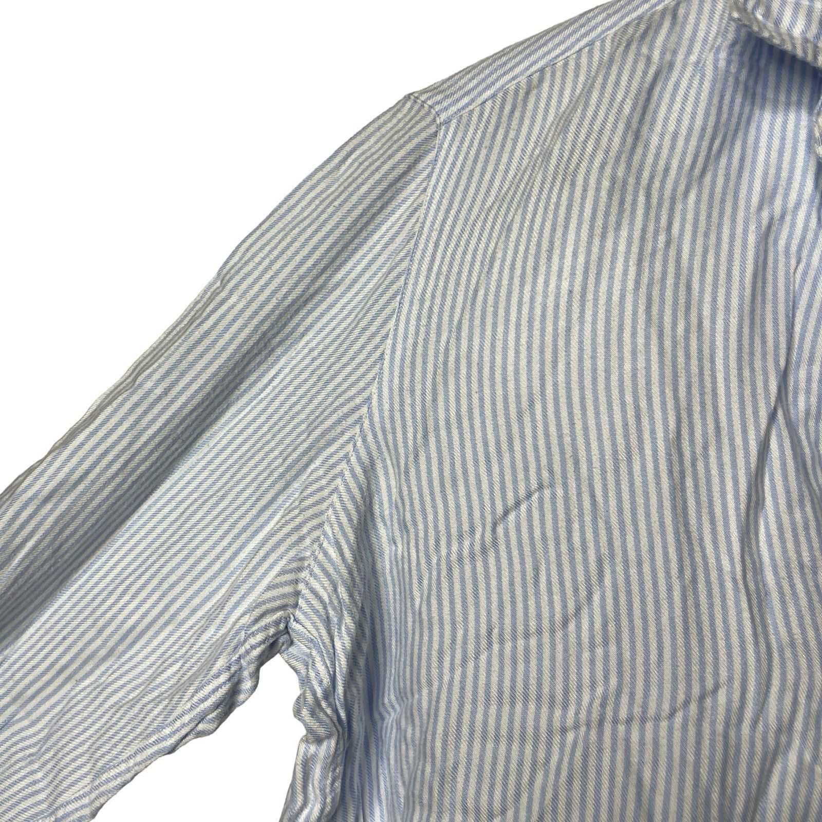 Frank & Eileen Frank & Eileen Eileen Blue Stripe Lightweight Shirt sz XXS Size XXS / US 00 / IT 34 - 4 Thumbnail