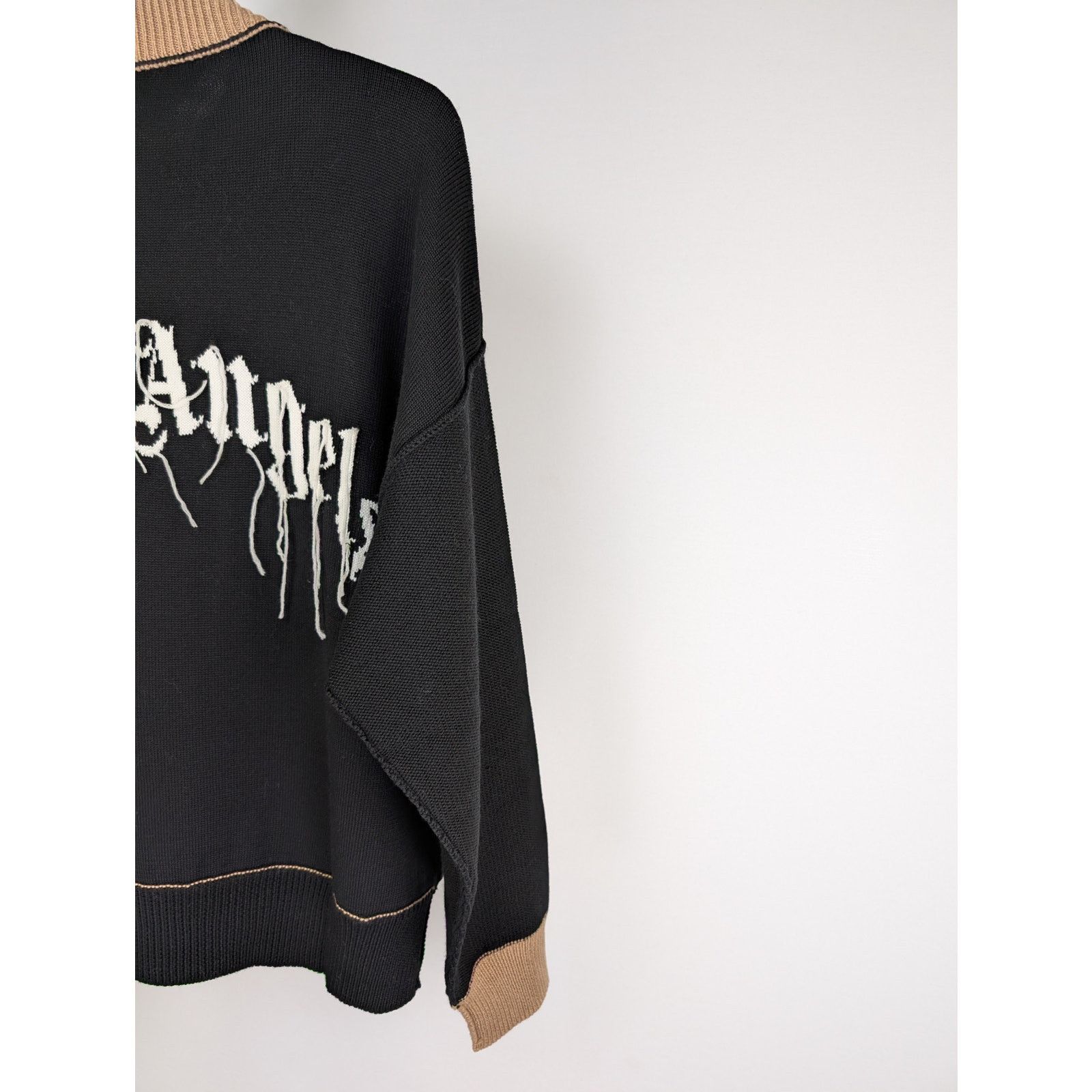 Palm Angels o1rshd1 PA Bear Sweater in Black/Brown Size US M / EU 48-50 / 2 - 14 Thumbnail