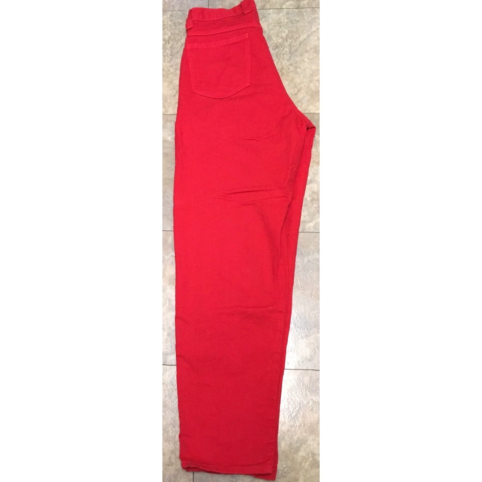 Vintage VINTAGE Bongo Jeans Special Reserve High Waist Tapered Leg 11 30" Waist Red Boys? Wait Size 32" / US 10 / IT 46 - 5 Thumbnail