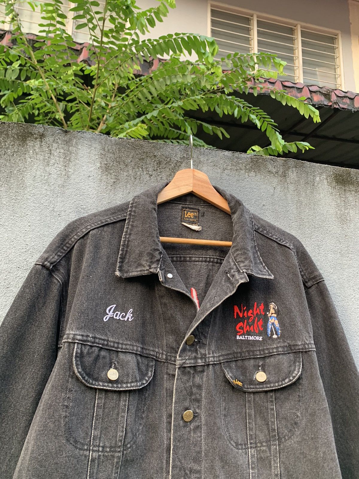 Lee 👹VINTAGE LEE STORM RIDER BAR TEES TRUCKER JACKET Size US M / EU 48-50 / 2 - 6 Thumbnail