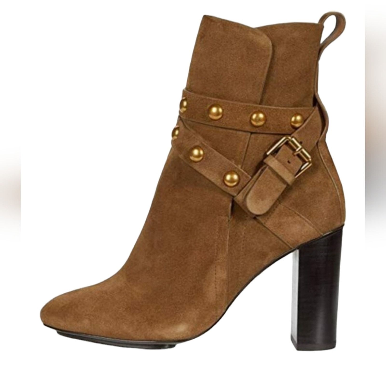 See by Chloe See by Chloe Suede Wrap Ankle Moto Boot 38.5 heeled Size US 8 / IT 38 - 1 Thumbnail
