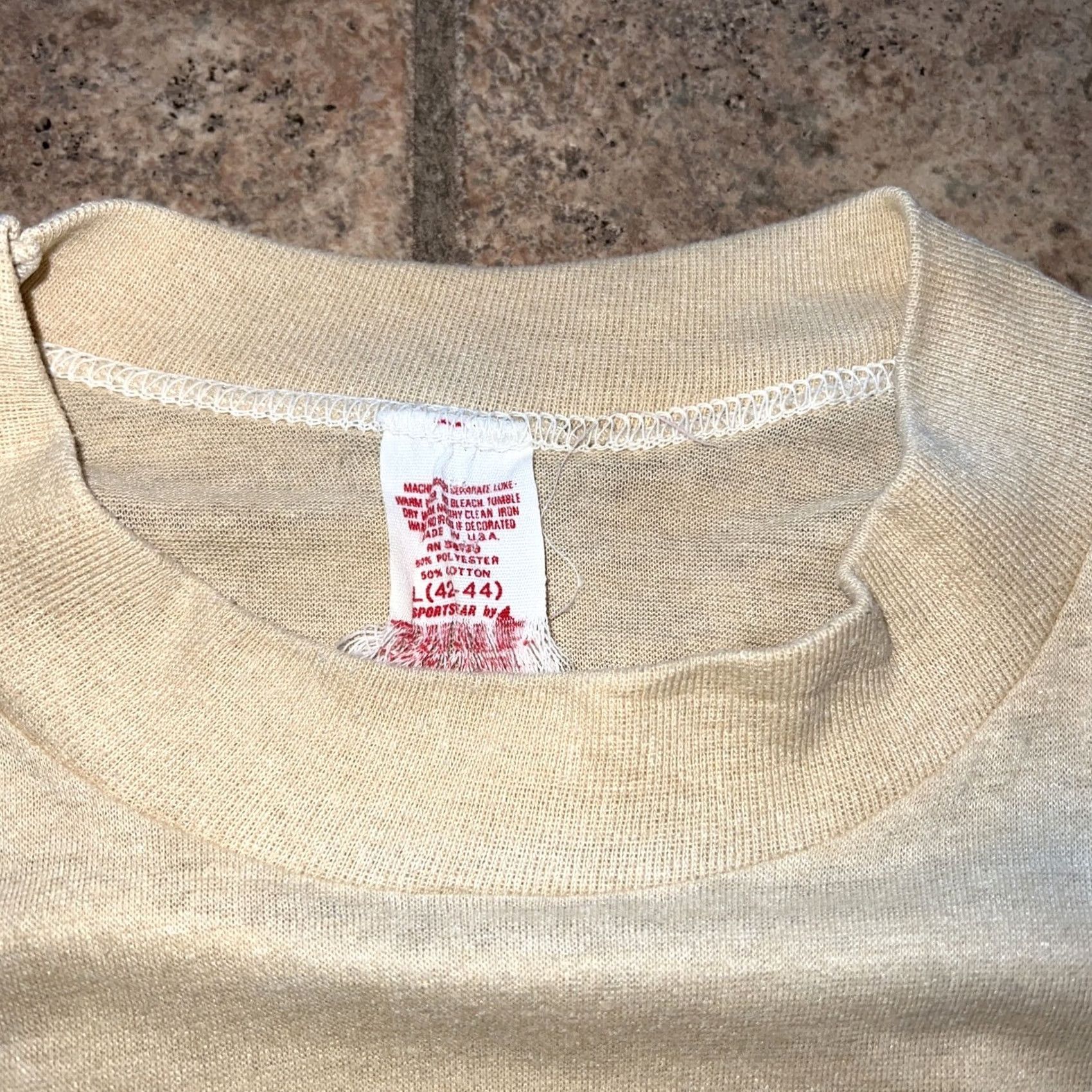 Honda VTG 1978 Honda 750 Four Motorcycle single stitch tee Selby Boyd L Mens Size US L / EU 52-54 / 3 - 3 Thumbnail