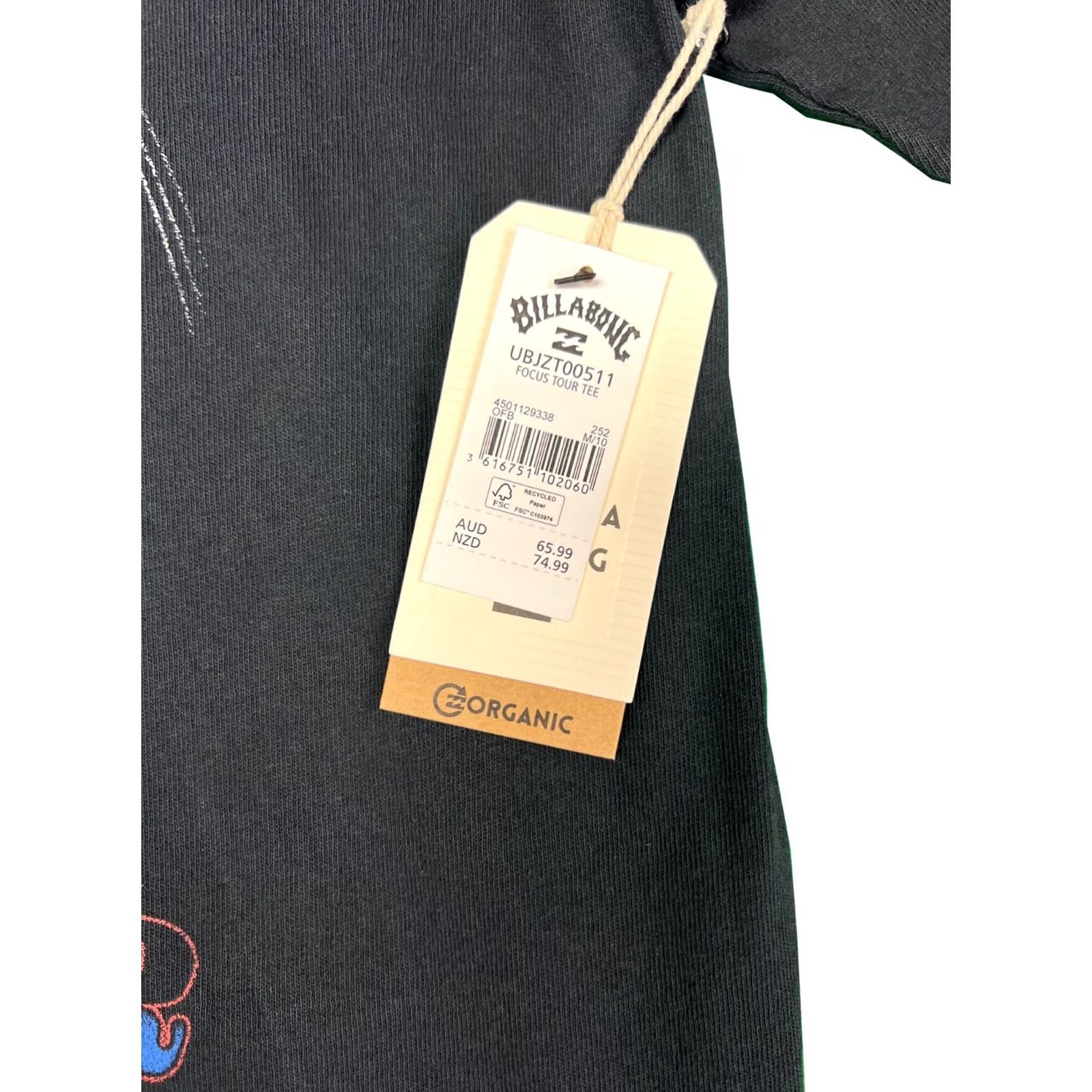 Billabong VINTAGE Billabong Shirt Womens Vary Black Women World Tour Graphic Print Tee S01 Size XS / US 0-2 / IT 36-38 - 6 Thumbnail
