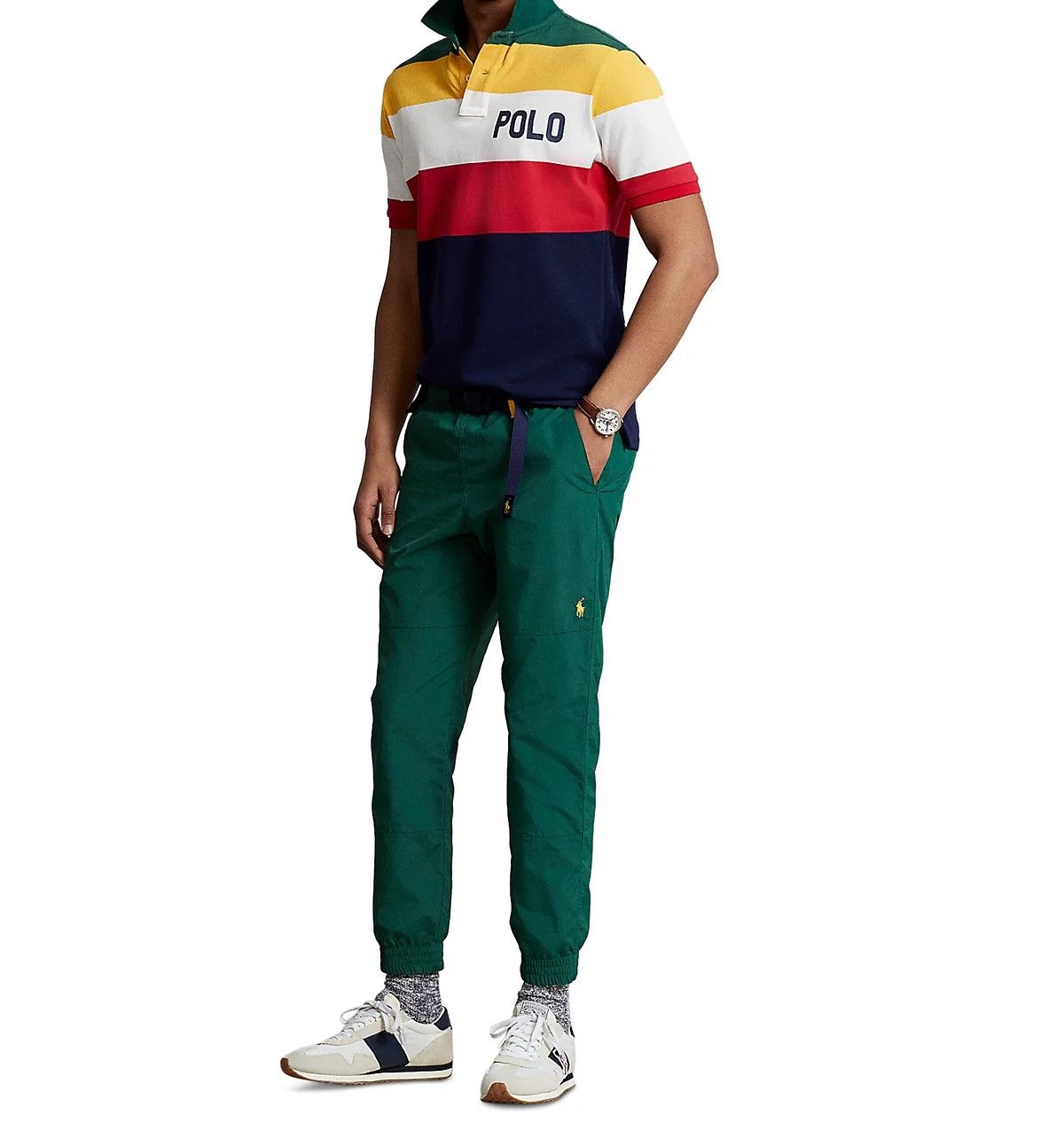 Polo Ralph Lauren NWT POLO RALPH LAUREN COLOR-BLOCKED LOGO MESH POLO SHIRT Size US XXL / EU 58 / 5 - 4 Thumbnail