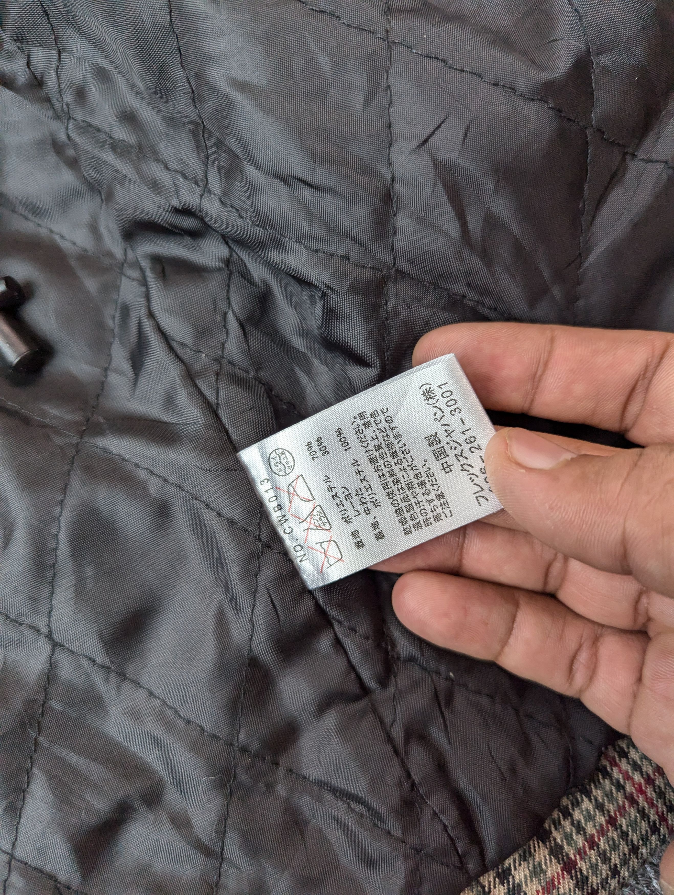Japanese Brand Crew Checkered Quilted Overshirt Button Ups Jacket Size US L / EU 52-54 / 3 - 12 Thumbnail
