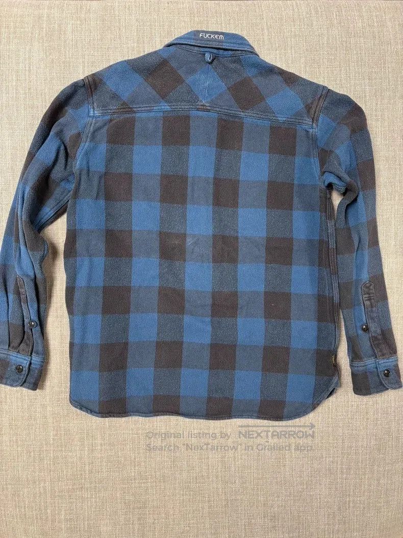 Neighborhood NEIGHBORHOOD Blue Black Plaid Shirt. Size US L / EU 52-54 / 3 - 2 Thumbnail