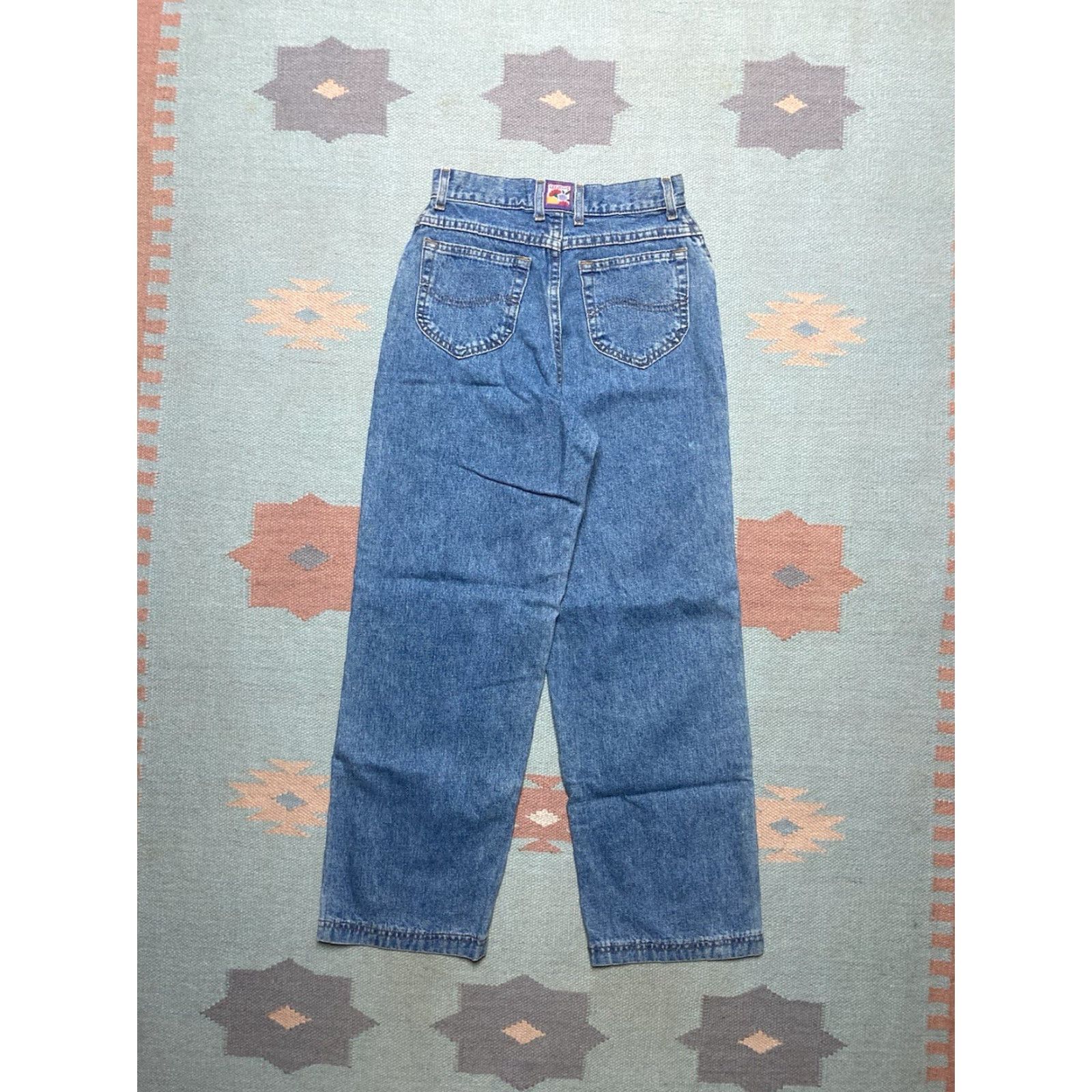 Lee VINTAGE Lee Denim Jeans Straight USA Women’s Regular 12 24x27 Blue Jeans Womens Size 34" / US 12 / IT 48 - 7 Thumbnail