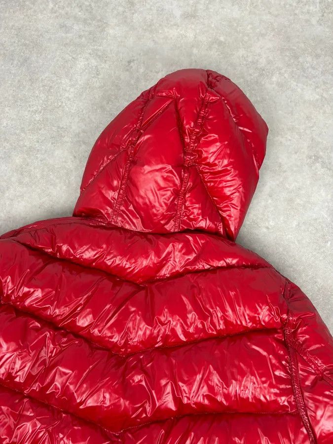 Armani Collezioni Armani Collezioni Grey Red Nylon Reversible Quilted Puffer Jacket Size US M / EU 48-50 / 2 - 10 Thumbnail