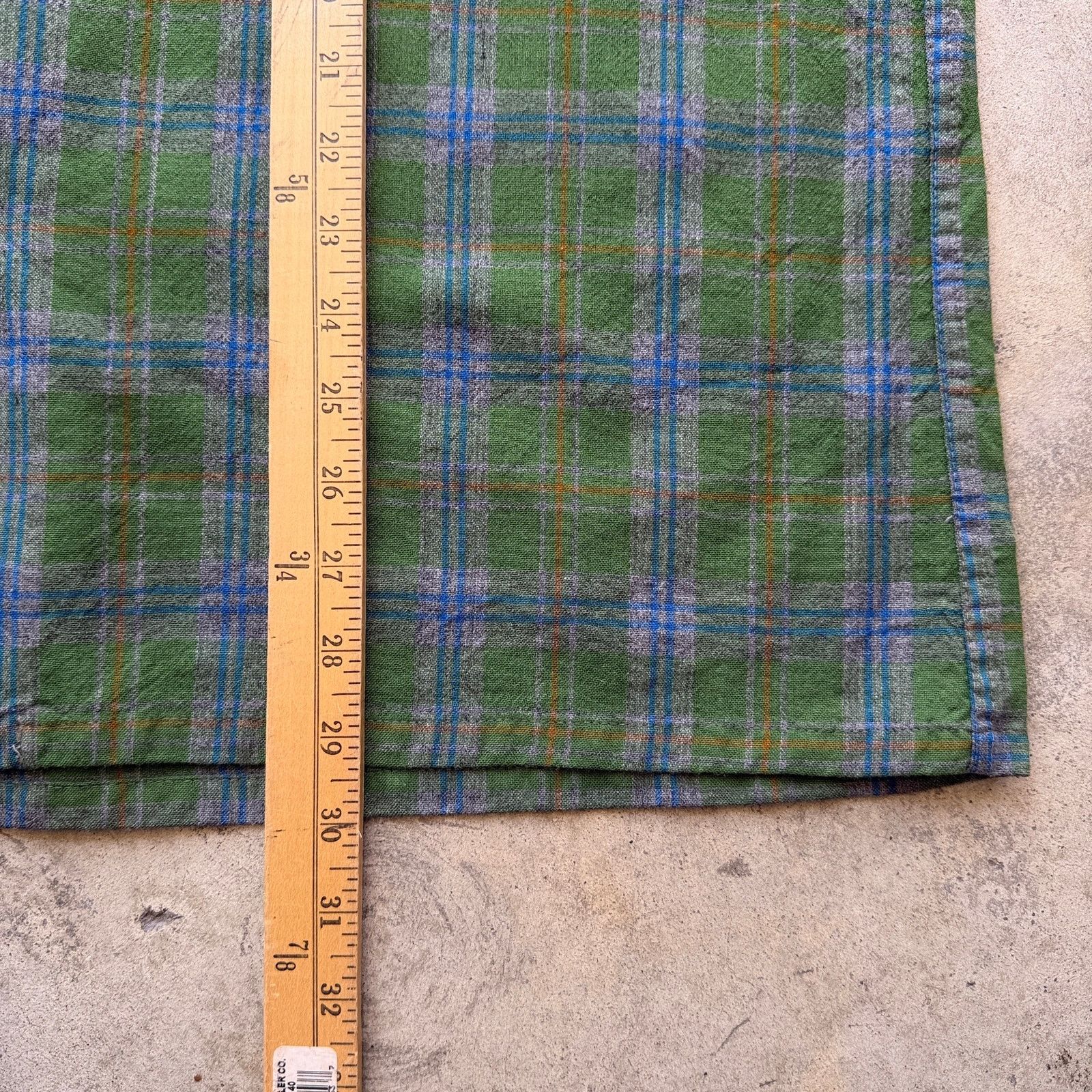 Other 70s Luxurious Plaid Dagger loop Collar Wool board Shirt Size US XL / EU 56 / 4 - 7 Thumbnail