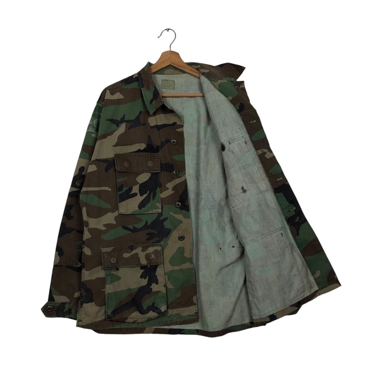 Vintage 📌Vintage Military Collection Jacket OG-107 Camouflage Cargo Size US M / EU 48-50 / 2 - 12 Thumbnail