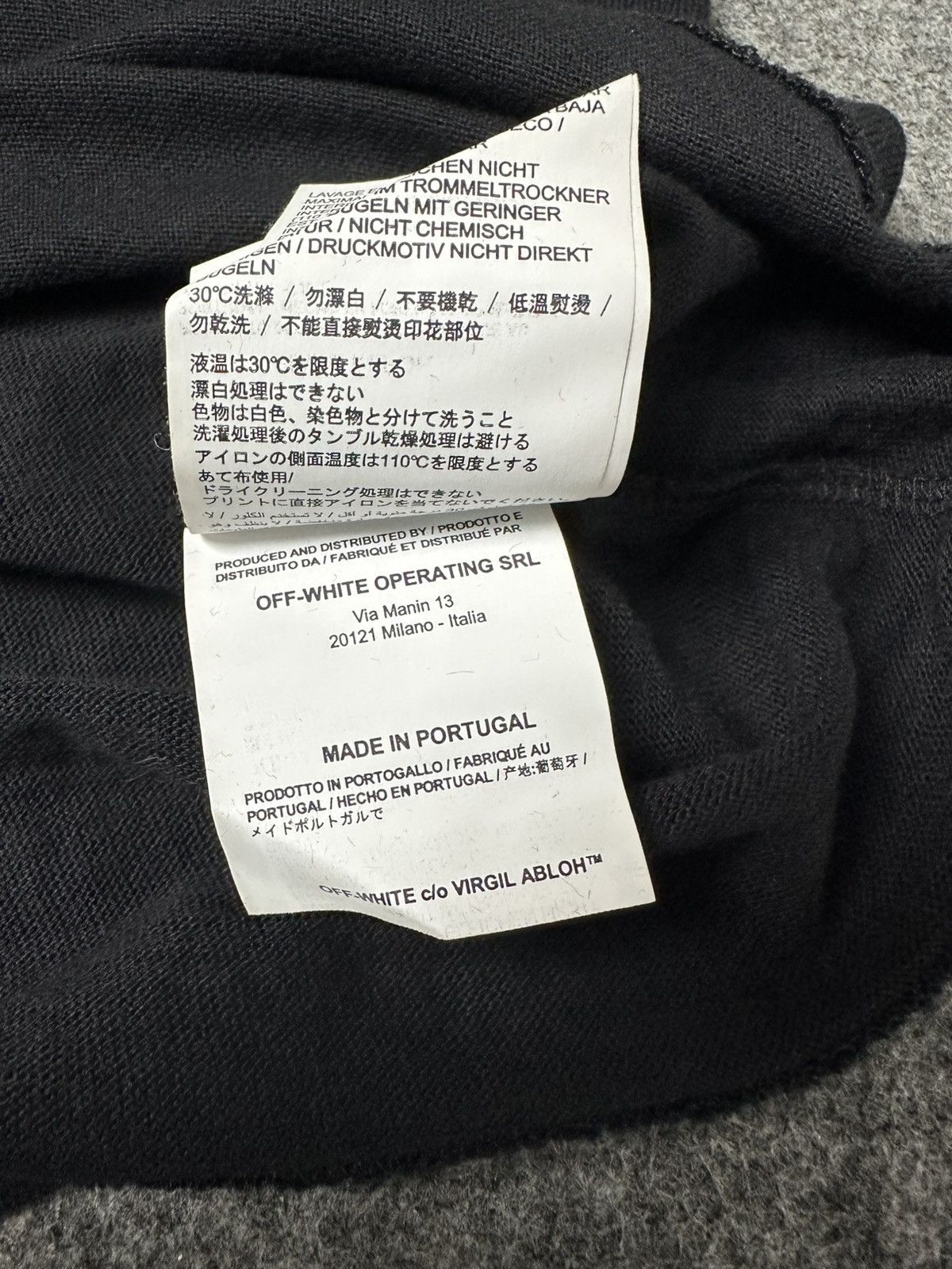 Off-White Off-White - Virgil Abloh S/S18 Monalisa Portrait - Diagonal Size US M / EU 48-50 / 2 - 14 Thumbnail