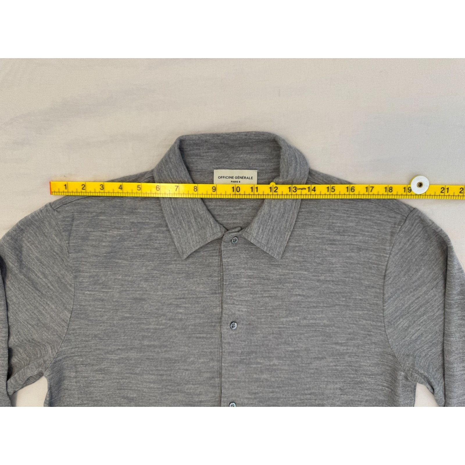 Officine Generale NWOT Officine Generale Wool Cardigan in Heather Gray Size L Size US L / EU 52-54 / 3 - 5 Thumbnail