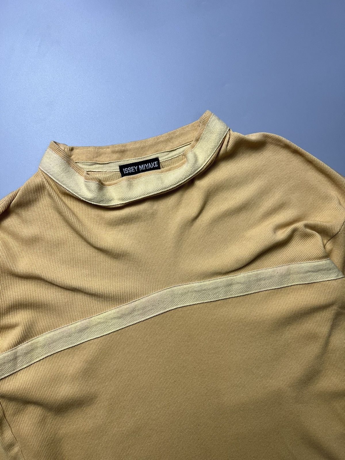 Issey Miyake × Vintage 1990s IsseyMiyake HBT Stripe Crewneck Size US M / EU 48-50 / 2 - 2 Thumbnail