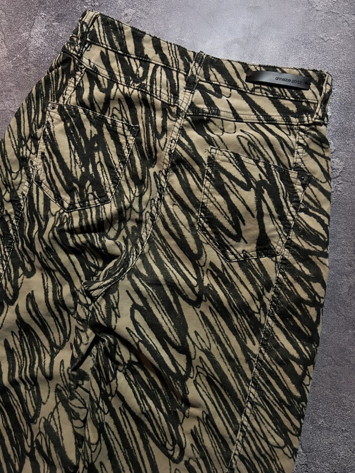 Ann Demeulemeester × Annette Gortz × Designer Annette Görtz Finto Trouser Pants Womens Luxury Designer Size 34" / US 12 / IT 48 - 5 Thumbnail