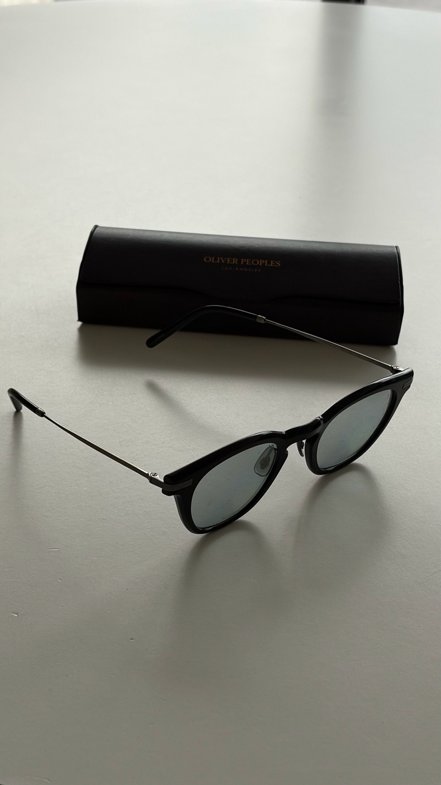 Oliver Peoples Oliver Peoples OV5496 Len Square Eyeglasses (Black) Size ONE SIZE - 8 Thumbnail