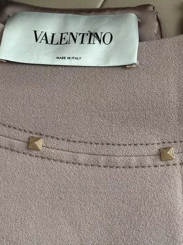 Valentino Valentino Nude pink willow stud dress Size L / US 10 / IT 46 - 3 Thumbnail