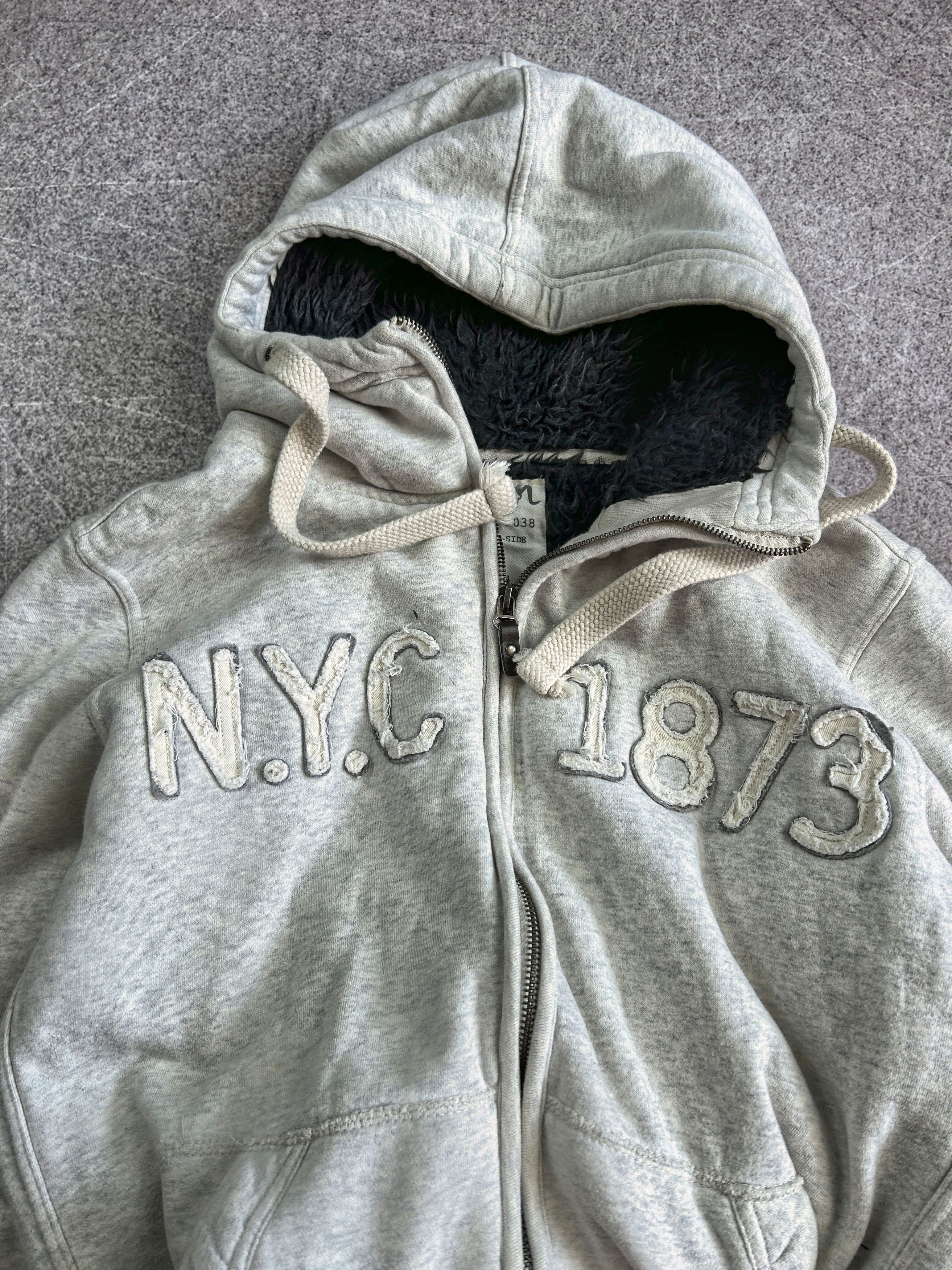 Designer VTG Le Grande Bleu Rick Owens Style Fur Hood Hoodie 90s Size US L / EU 52-54 / 3 - 6 Thumbnail