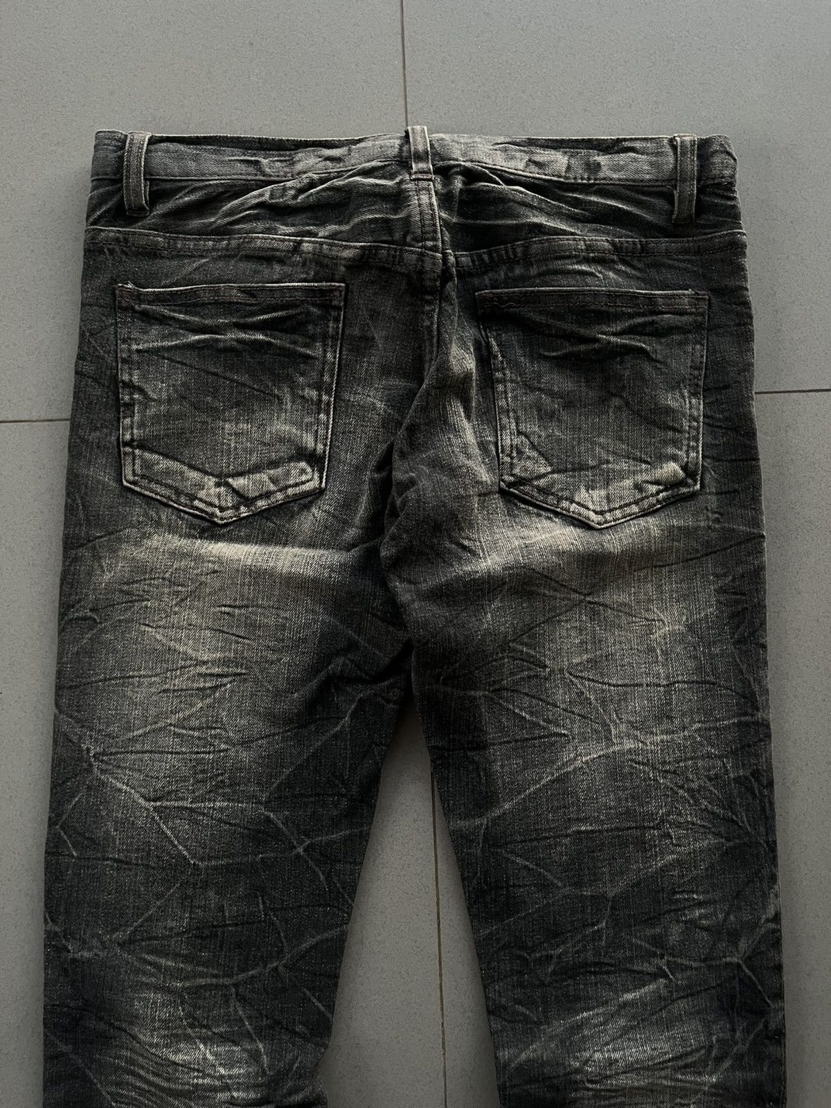 14th Addiction JAPANESE SCHLUSSEL FLARE VKEI BOOT CUT PUNK PANTS DENIM Size US 29 - 4 Thumbnail