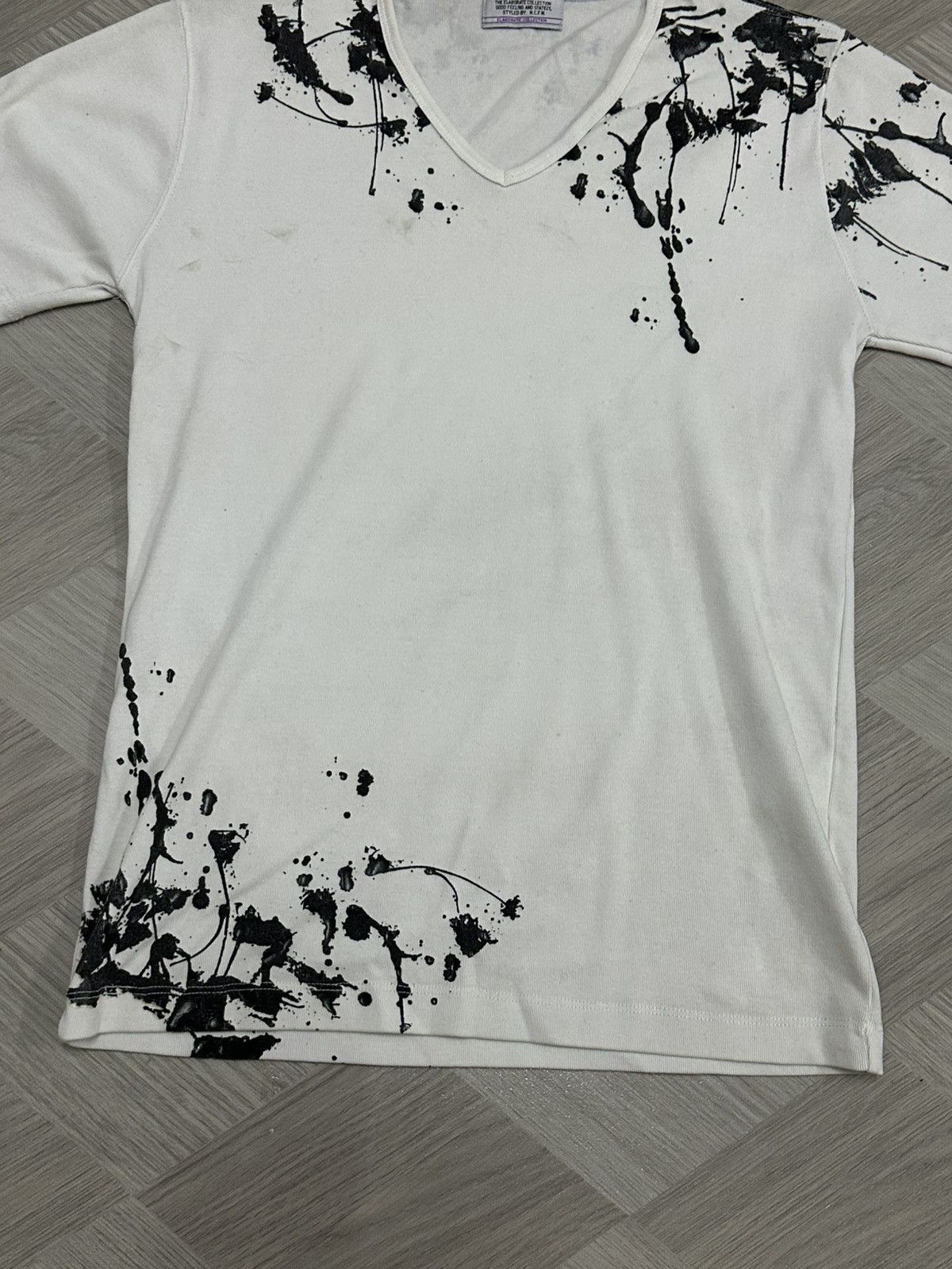 14th Addiction Vkei Fashion Nicole Club For Men Paint Splatter Tee Size US S / EU 44-46 / 1 - 6 Thumbnail