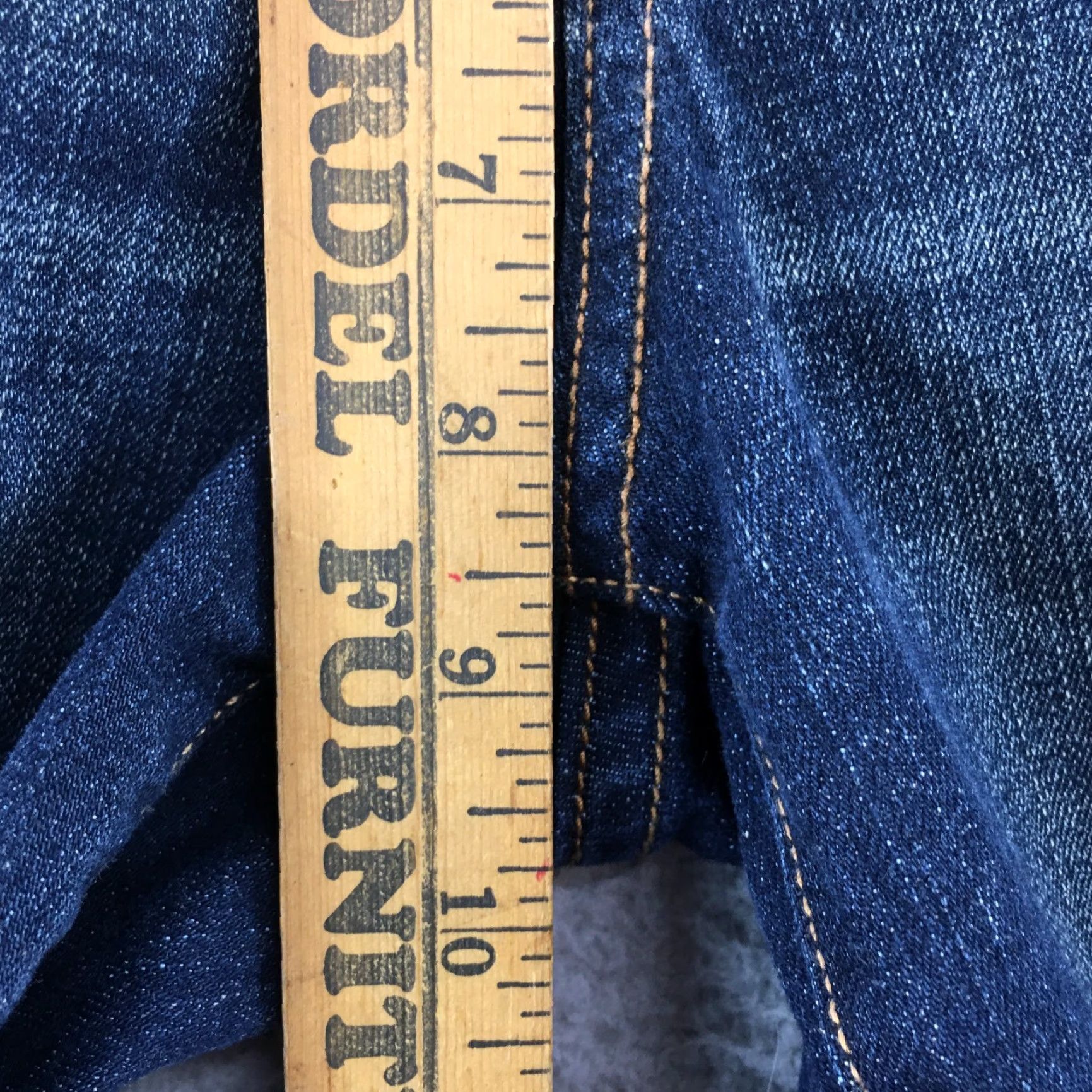 Old Navy Old Navy The Sweet Heart Skinny Jeans Womens 4 Long Blue Dark Wash 5 Pockets Size 27" / US 4 / IT 40 - 7 Thumbnail