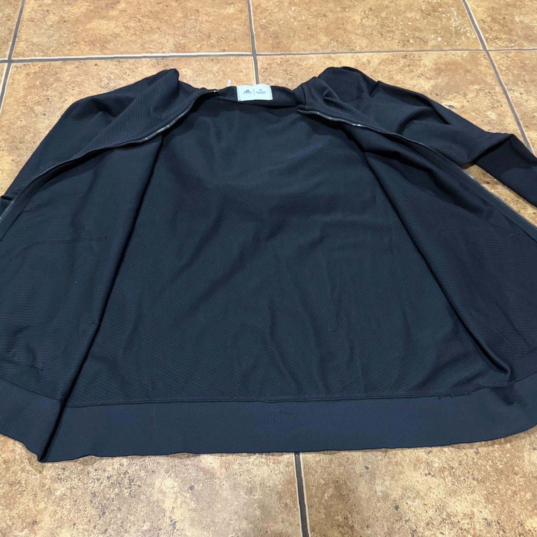 Reigning Champ REIGNING CHAMP x ADIDAS Full-Zip Hoodie Jacket BLACK Ribbed Men's L SAMPLE Jacket Track Jacket Mens Large Black Reigning Champ adidas Sample Size US L / EU 52-54 / 3 - 7 Thumbnail