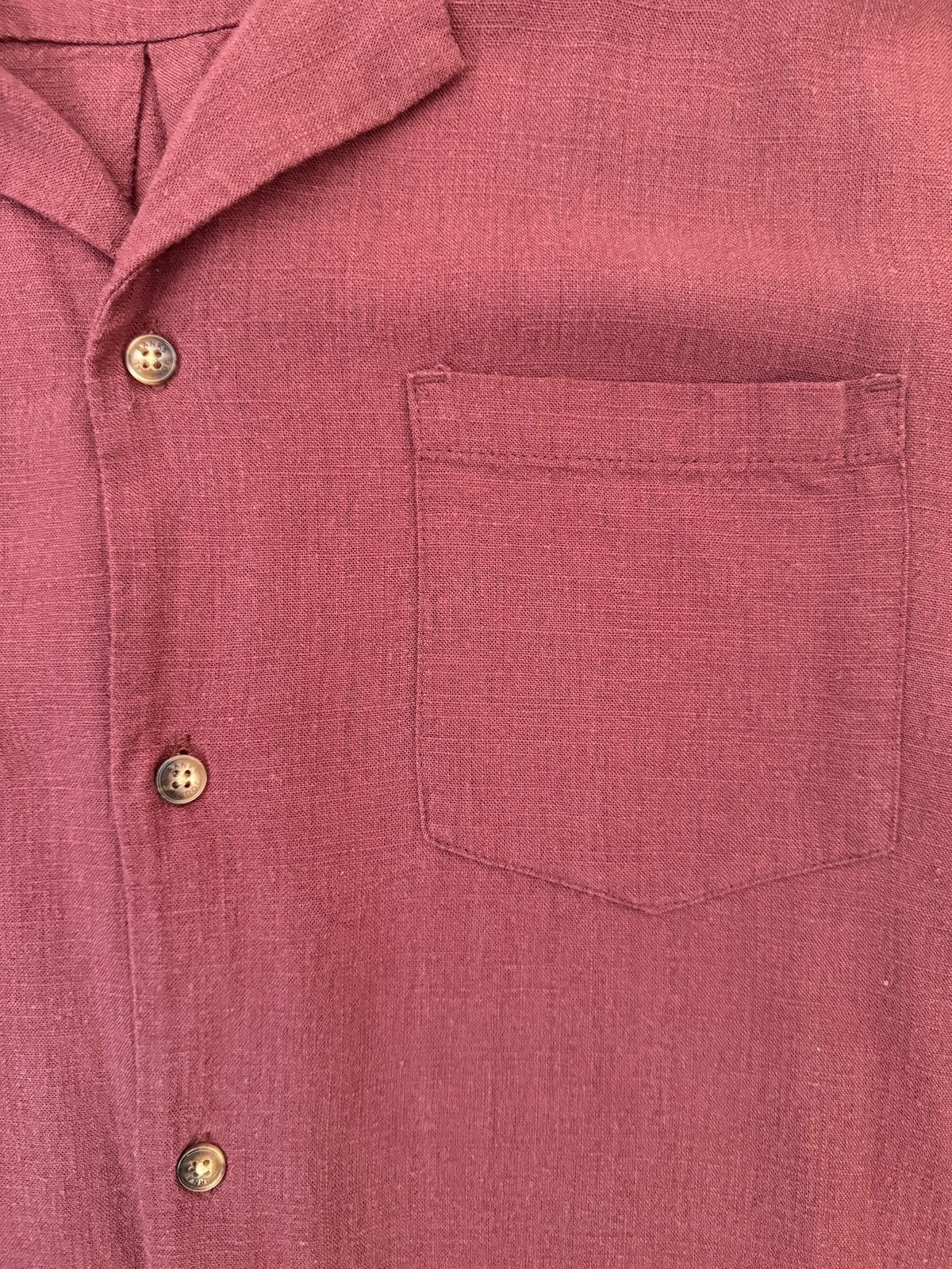 Banks Journal Linen & Cotton Vacation Short Sleeve Button Down Shirt Size US M / EU 48-50 / 2 - 4 Thumbnail