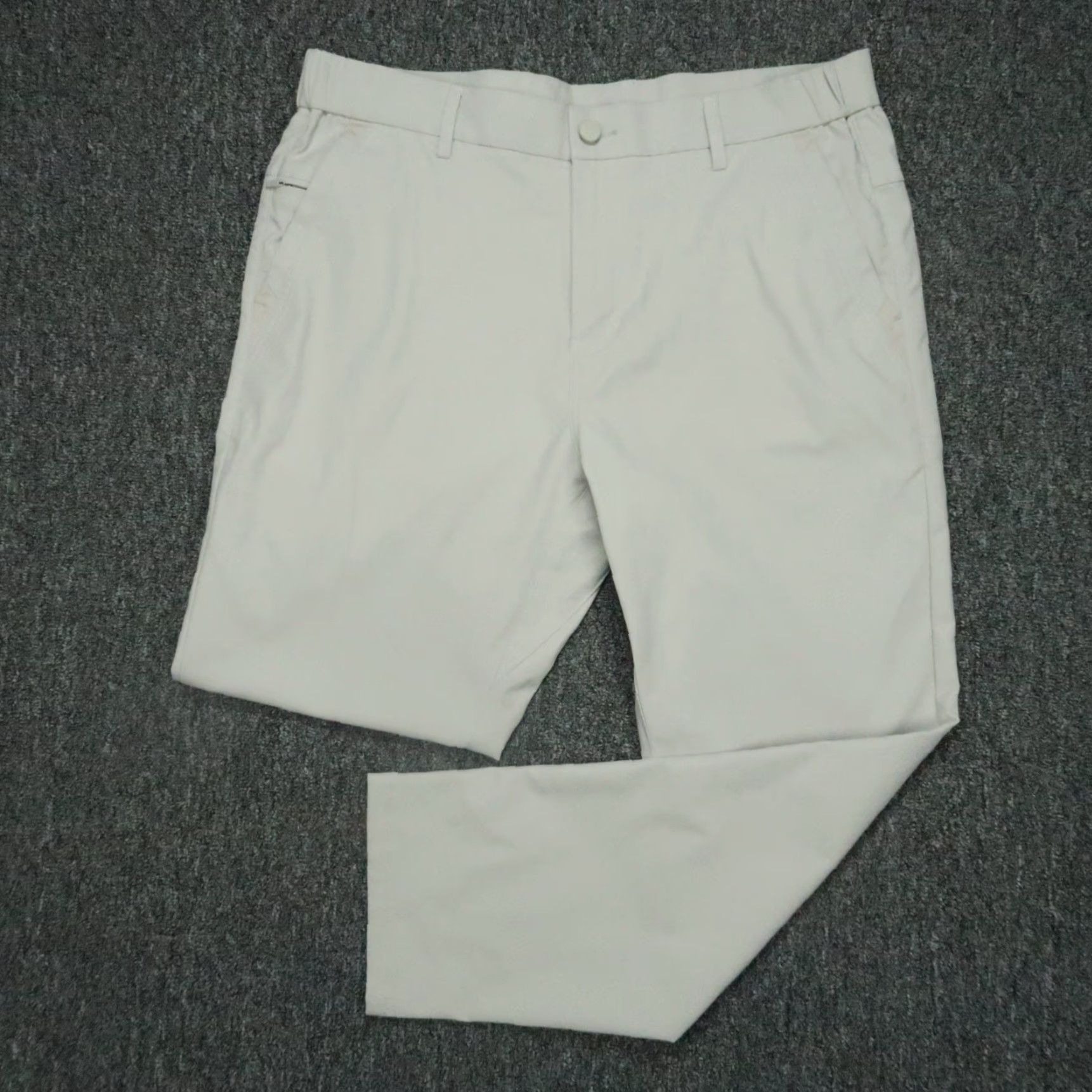 Vintage Jack Archer Pants Men 33x27 Gray Jetsetter Tech Chino Trouser Travel Size US 33 - 2 Thumbnail