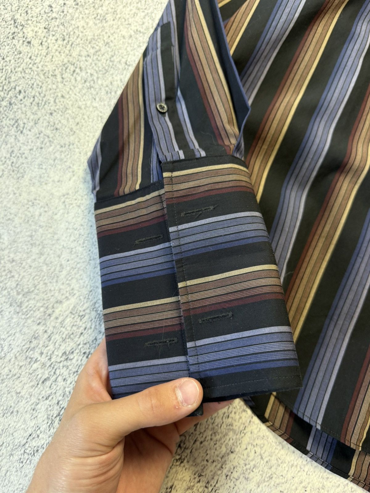 Vintage Yves Saint Laurent Classic Wedding Shirt with Cufflinks Size US XL / EU 56 / 4 - 17 Thumbnail