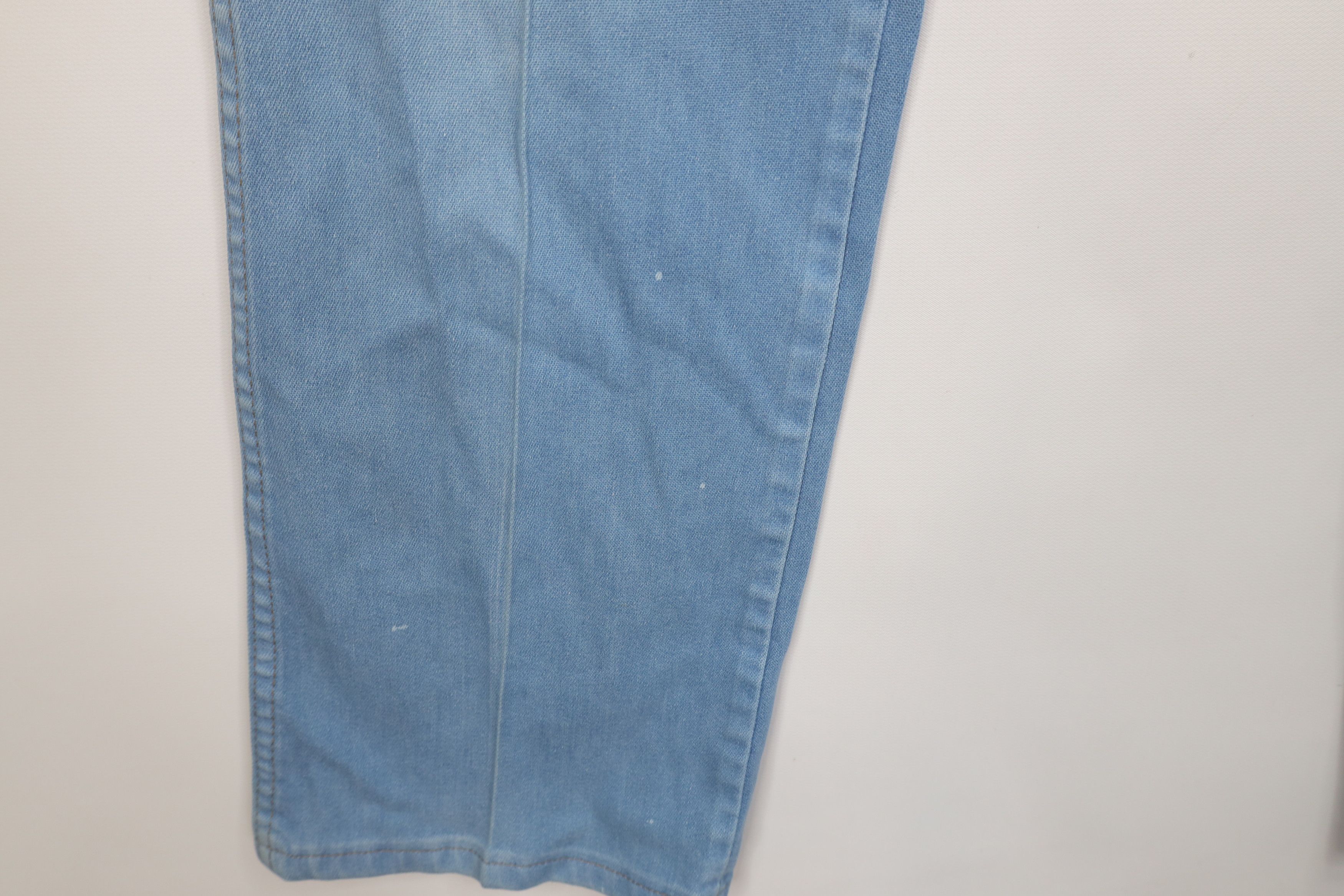 Vintage Vintage 70s Streetwear Flared Bootcut Denim Jeans Blue USA Size US 30 / EU 46 - 6 Thumbnail