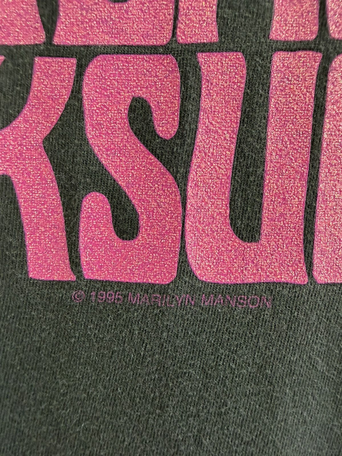 Vintage VINTAGE 1995 MARILYN MANSON ‘EVERLASTING COCKSUCKER’ TEE Size US L / EU 52-54 / 3 - 3 Thumbnail