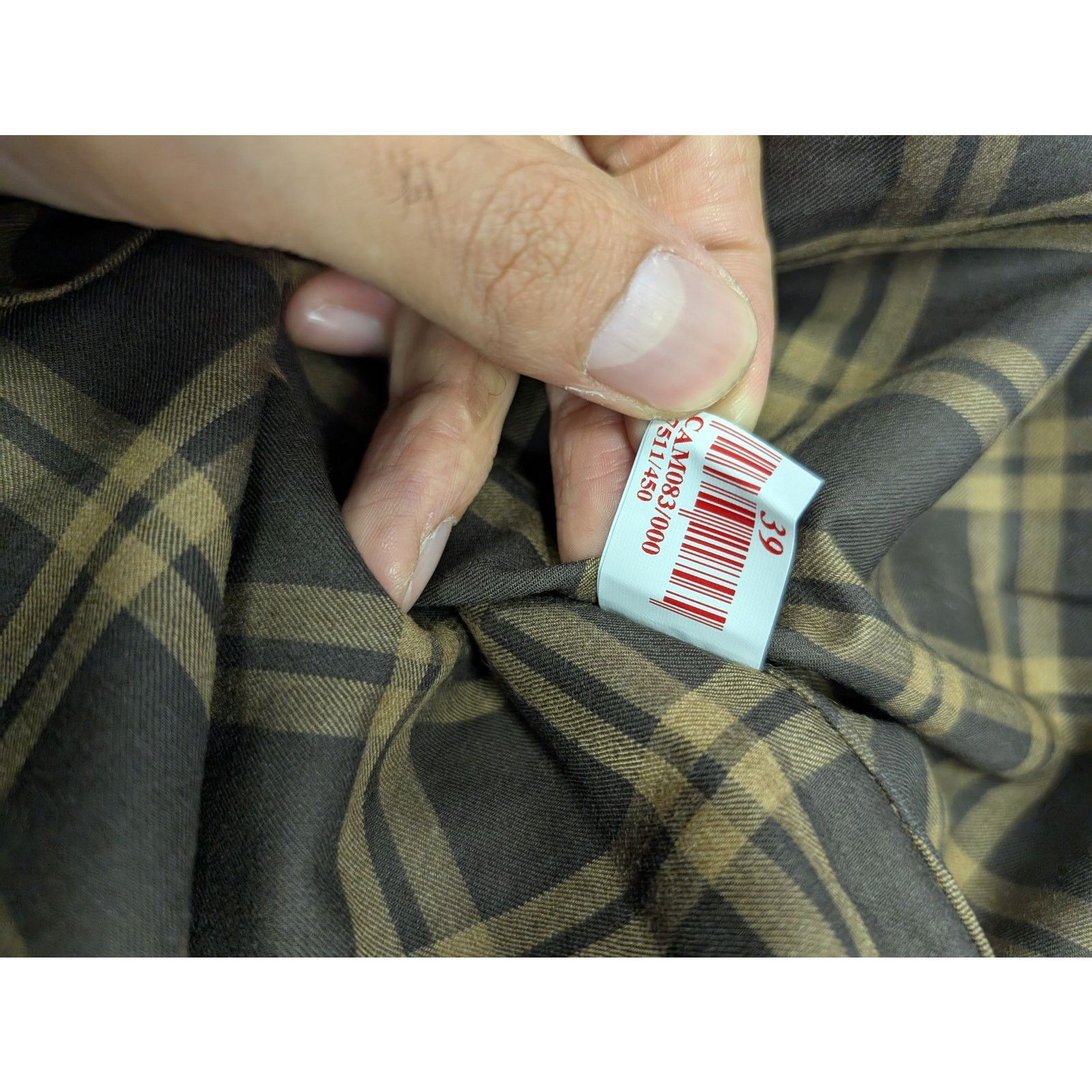 Isaia o1rshd1 CC20 Checked Button up Shirt in Multicolor Size US S / EU 44-46 / 1 - 17 Thumbnail