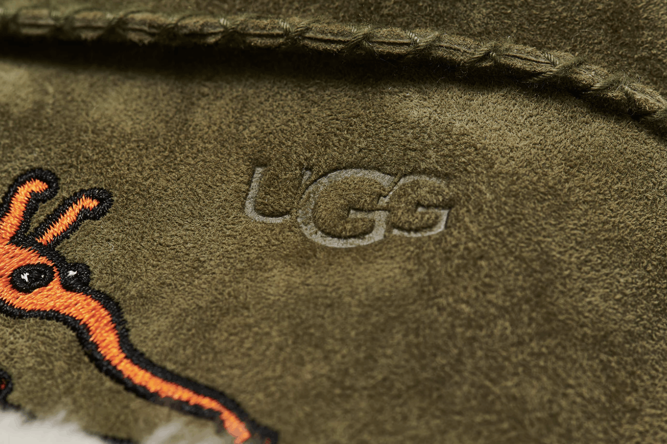 Palace × Ugg (L/XL) palace ugg sheepskin mitten Olive Size ONE SIZE - 3 Thumbnail
