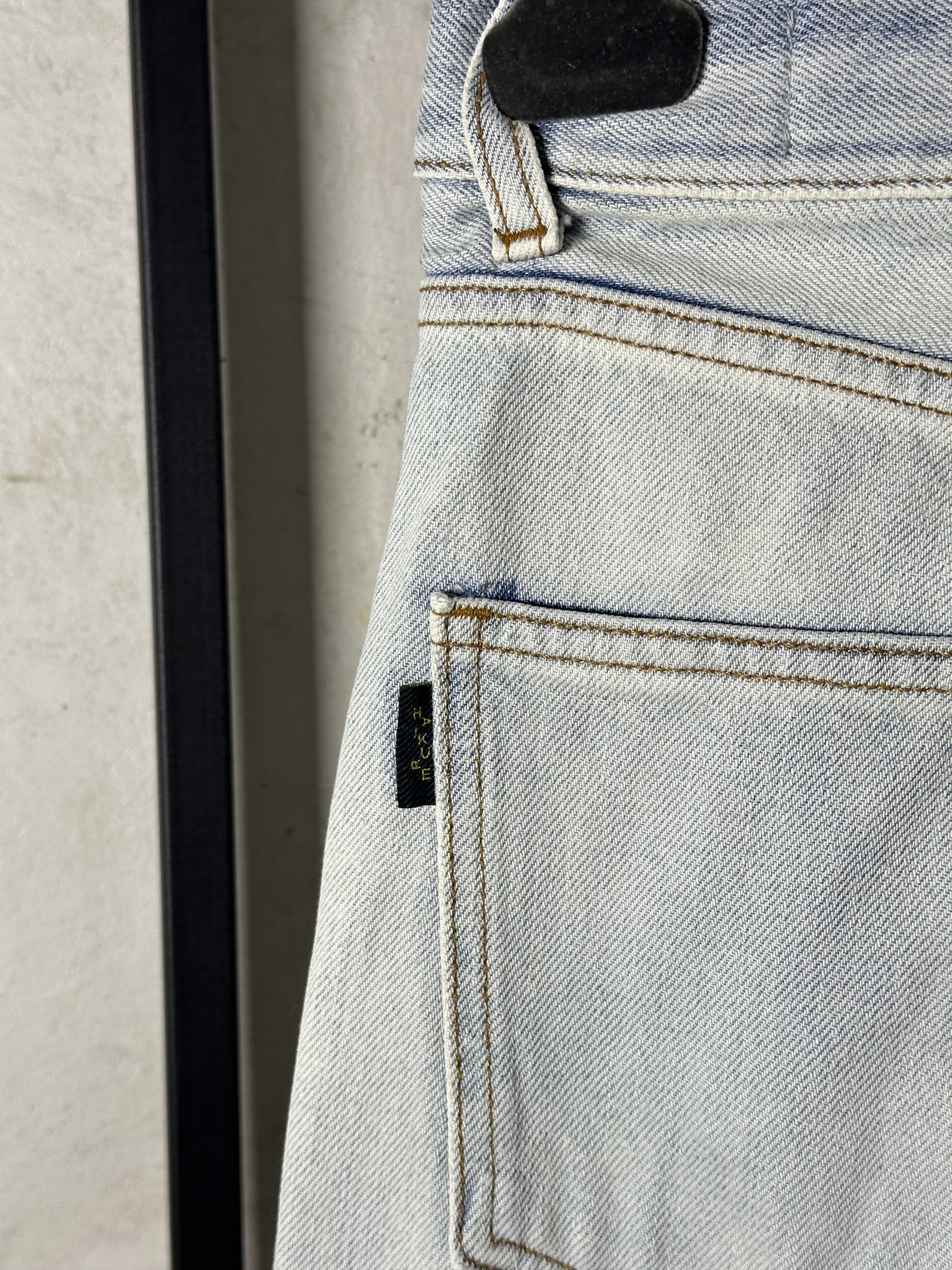 Haikure Haikure Worn Blue Straight Jeans Size 26" / US 2 / IT 38 - 4 Thumbnail