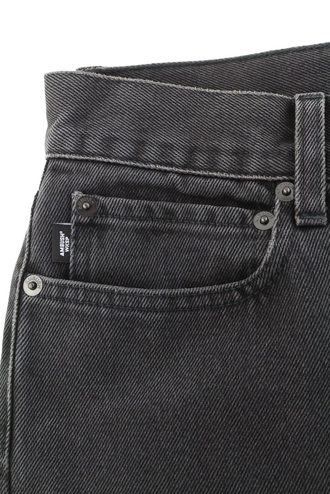 Ambush Design WKSP W31 Black Button 5-Pocket Denim Jeans 86794 Size US 31 - 8 Thumbnail