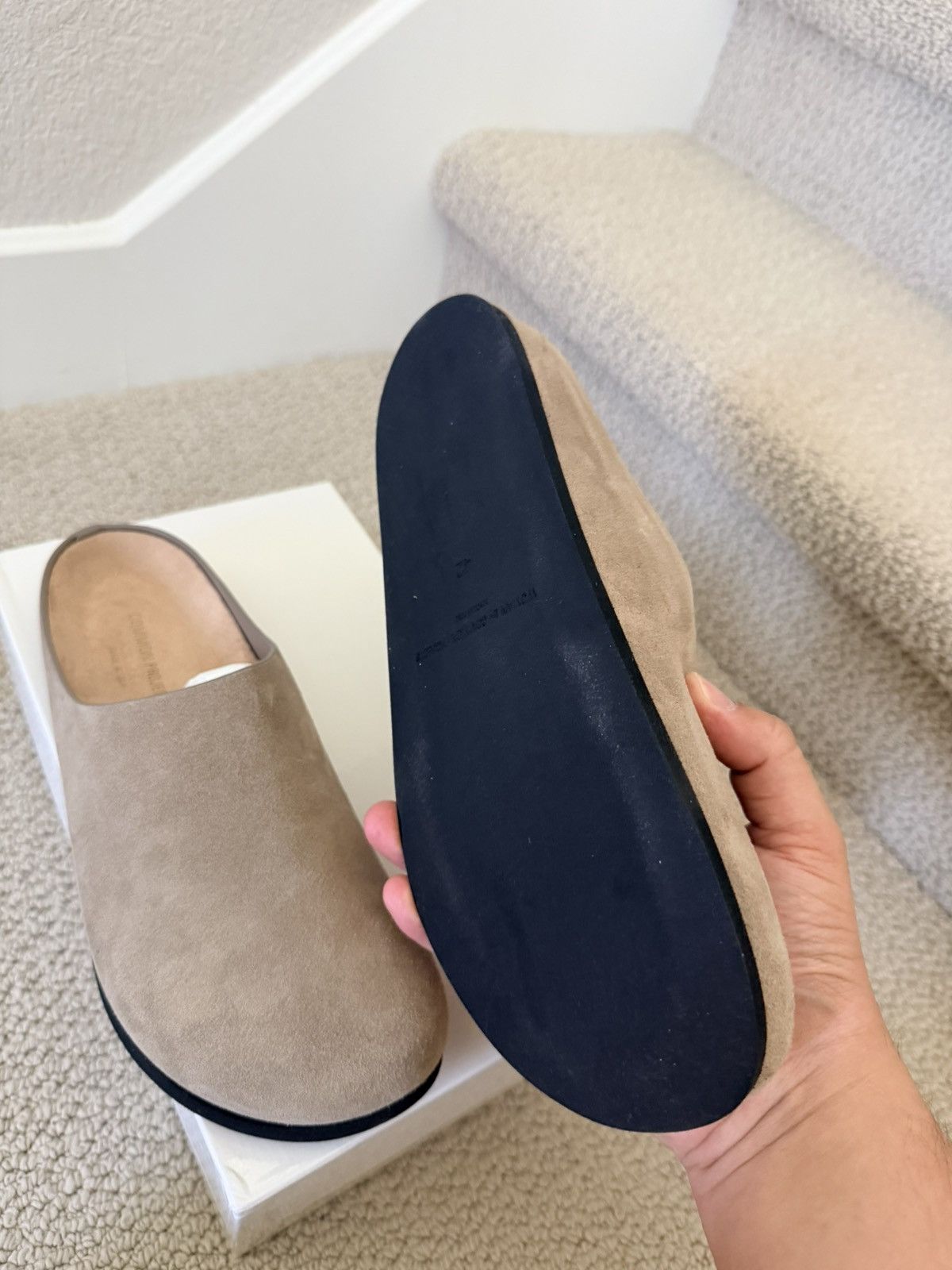 Common Projects Common Projects Women’s Suede Taupe Clog Size 42 Size US 12 / IT 42 - 4 Thumbnail