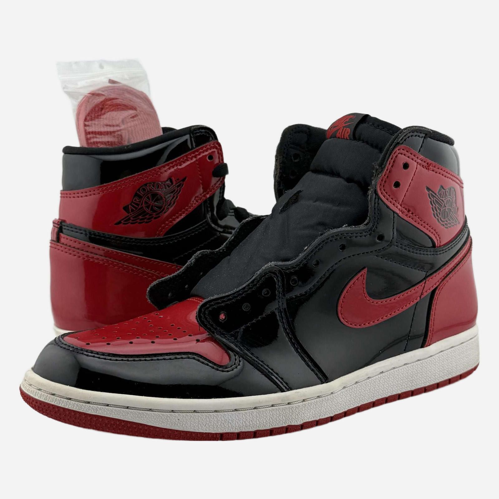 Nike Air Jordan 1 Patent Bred US 9 Used Size US 9 / EU 42 - 1 Thumbnail