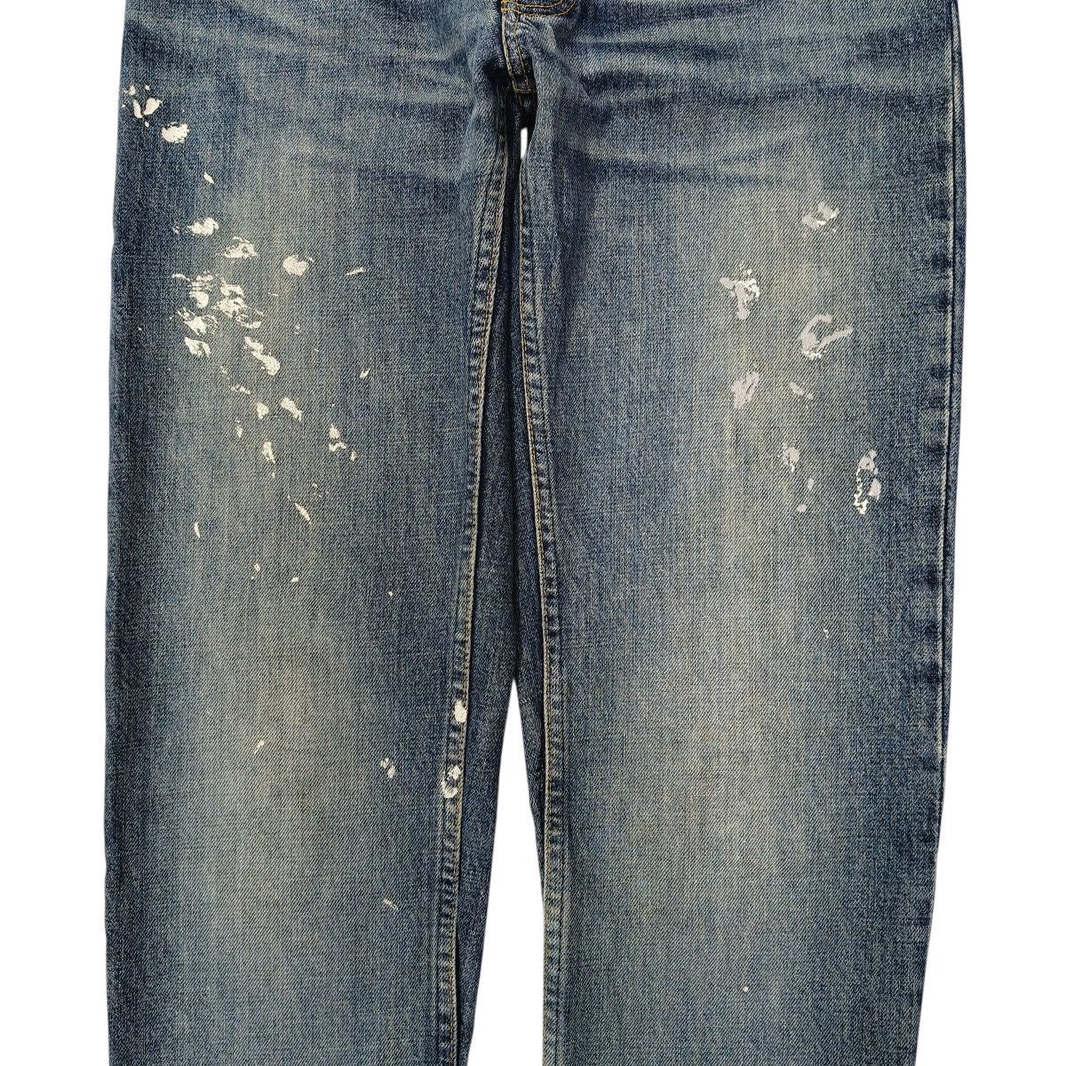 Helmut Lang Vintage Y2K Helmut Lang Paint Splatter Classic Cut Jeans Size US 29 - 7 Thumbnail