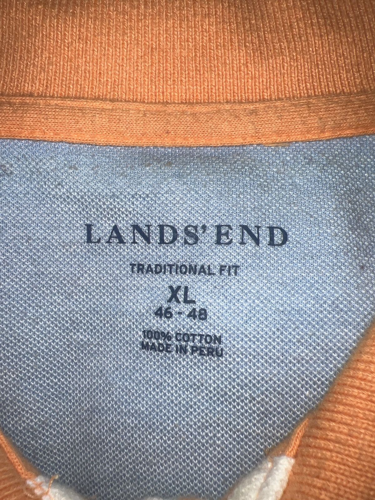 Lands' End Lands’ End Traditional Fit Polo Size US XL / EU 56 / 4 - 6 Thumbnail