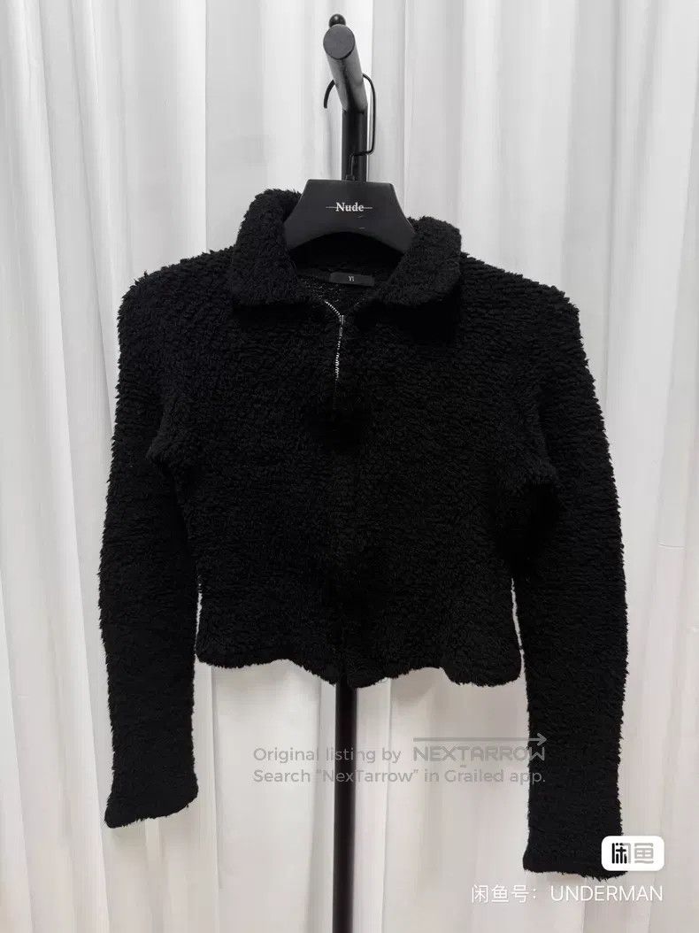 Yohji Yamamoto Yohji Yamamoto black short zip-up jacket| Size M / US 6-8 / IT 42-44 - 1 Thumbnail