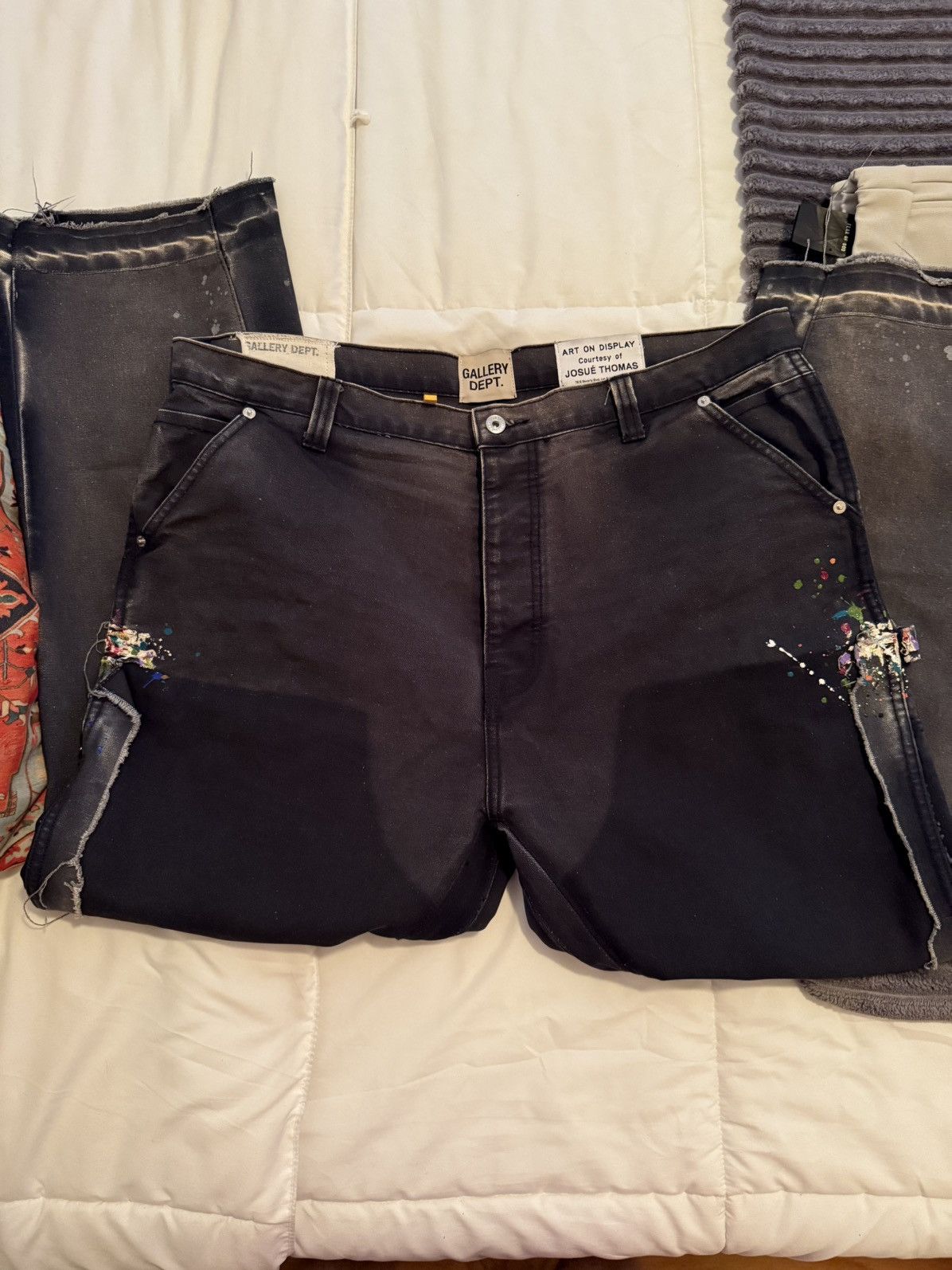 Gallery Dept. Gallery Dept. Faded Blue Carpenter La Flare Pants (sz 40 US) Size US 40 / EU 56 - 5 Thumbnail