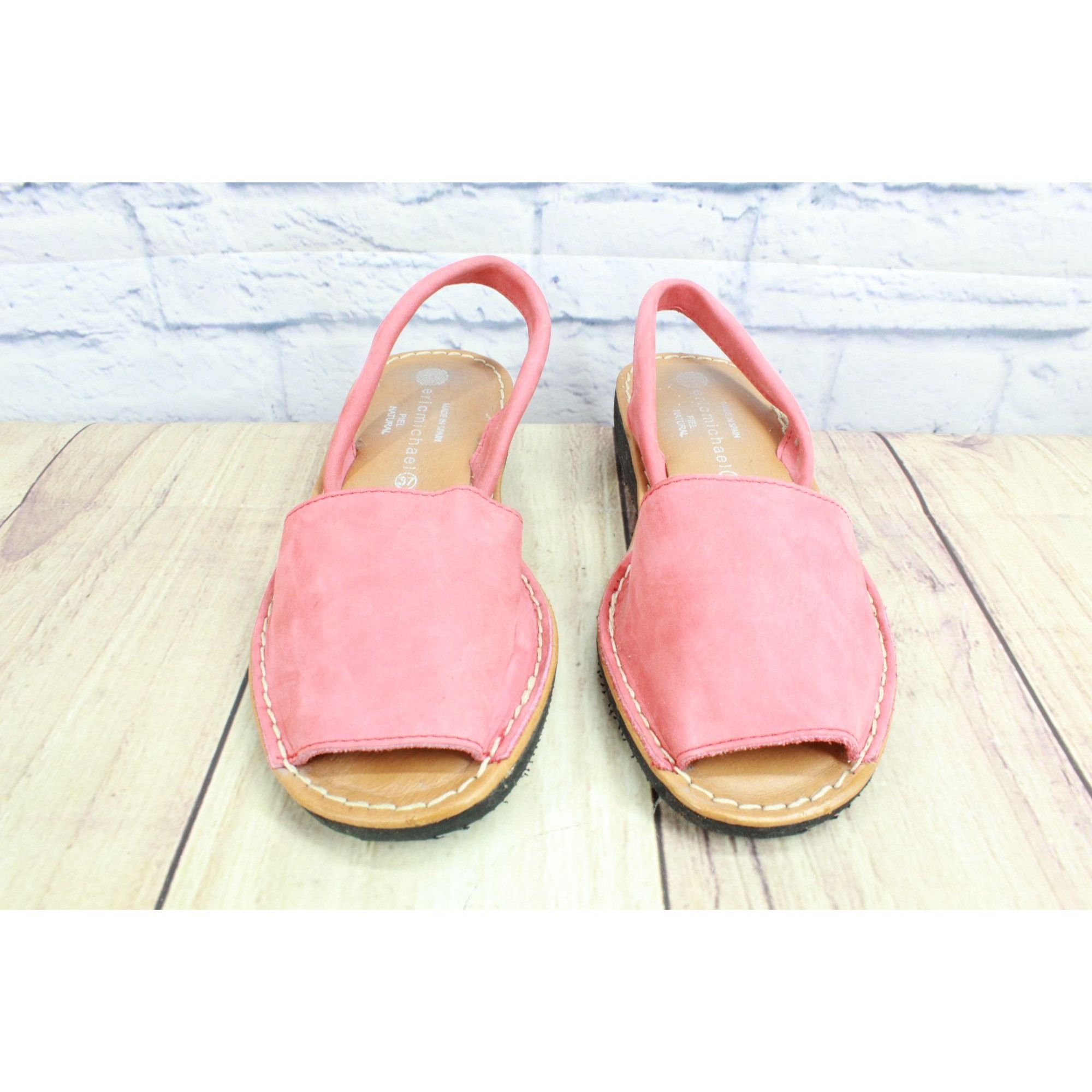 Other Eric Michael Women's Pink Salon Ankle Strap Sandals 7 Size US 7 / IT 37 - 2 Thumbnail