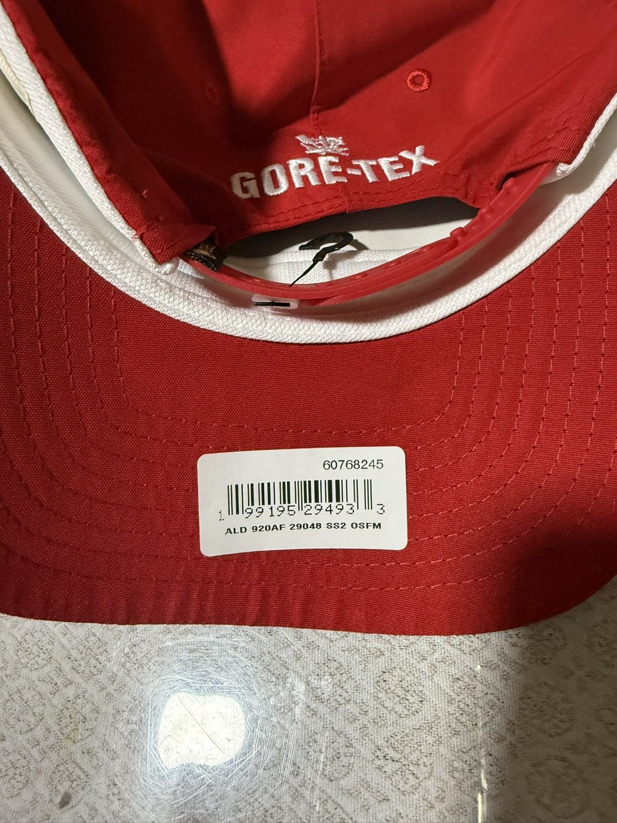 Aime Leon Dore Aime Leon Dore GORE-TEX Offshore Hat Tango Red Waterproof Size ONE SIZE - 8 Thumbnail