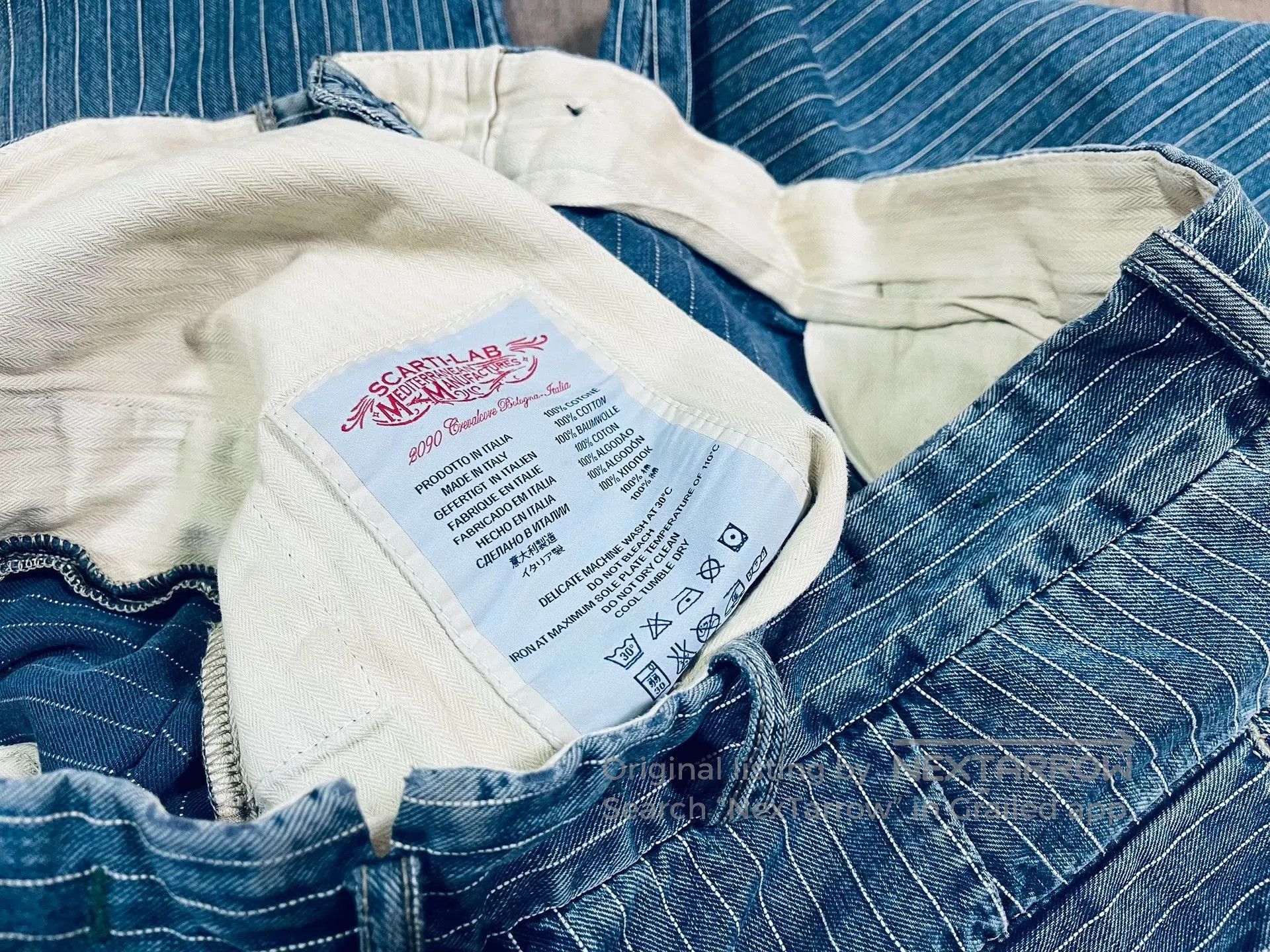 Scarti-Lab RRL Distressed Vintage Indigo Work Pants. Size US 36 / EU 52 - 4 Thumbnail