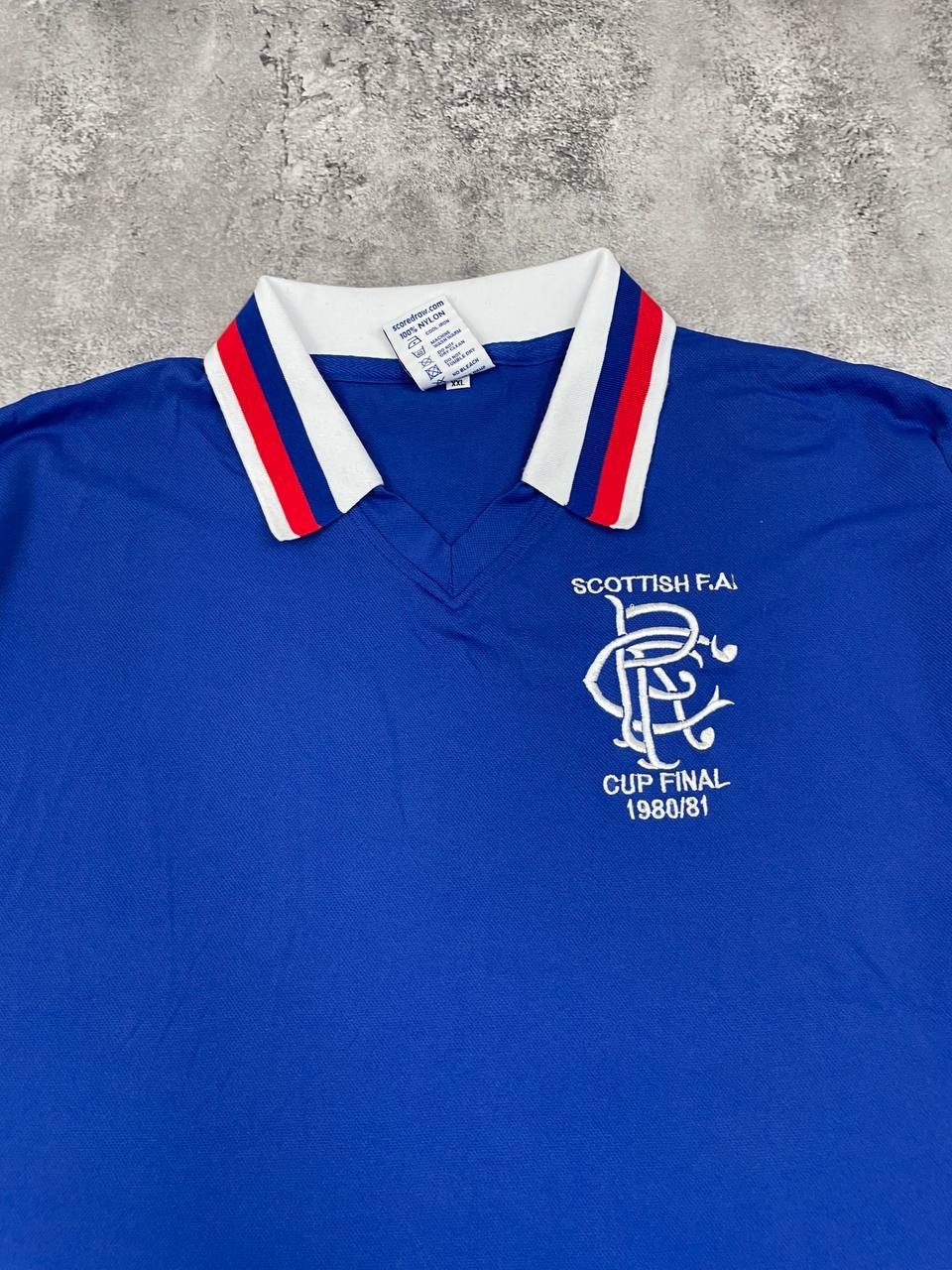 Other Score Draw Rangers FC 1980/81 Retro Football Shirt Blue Size US L / EU 52-54 / 3 - 2 Thumbnail