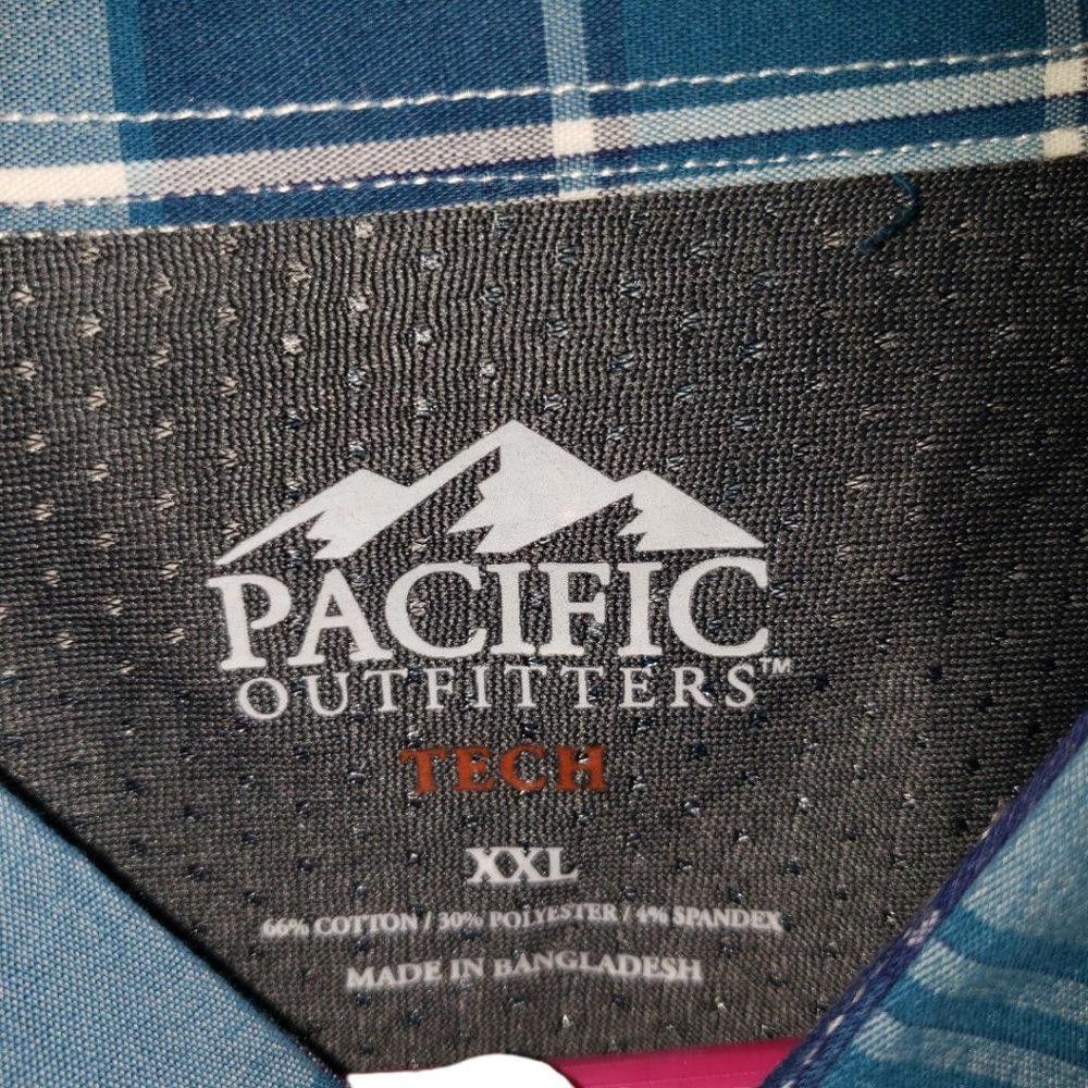 Designer CT403b Pacific Outfitters Long Sleeve NWT Shirt XXL Size 48R - 2 Thumbnail