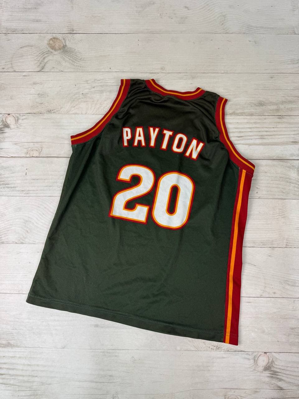 Champion Vintage Champion Seattle Super Sonics Payton #20 NBA Jersey Size US XL / EU 56 / 4 - 2 Thumbnail