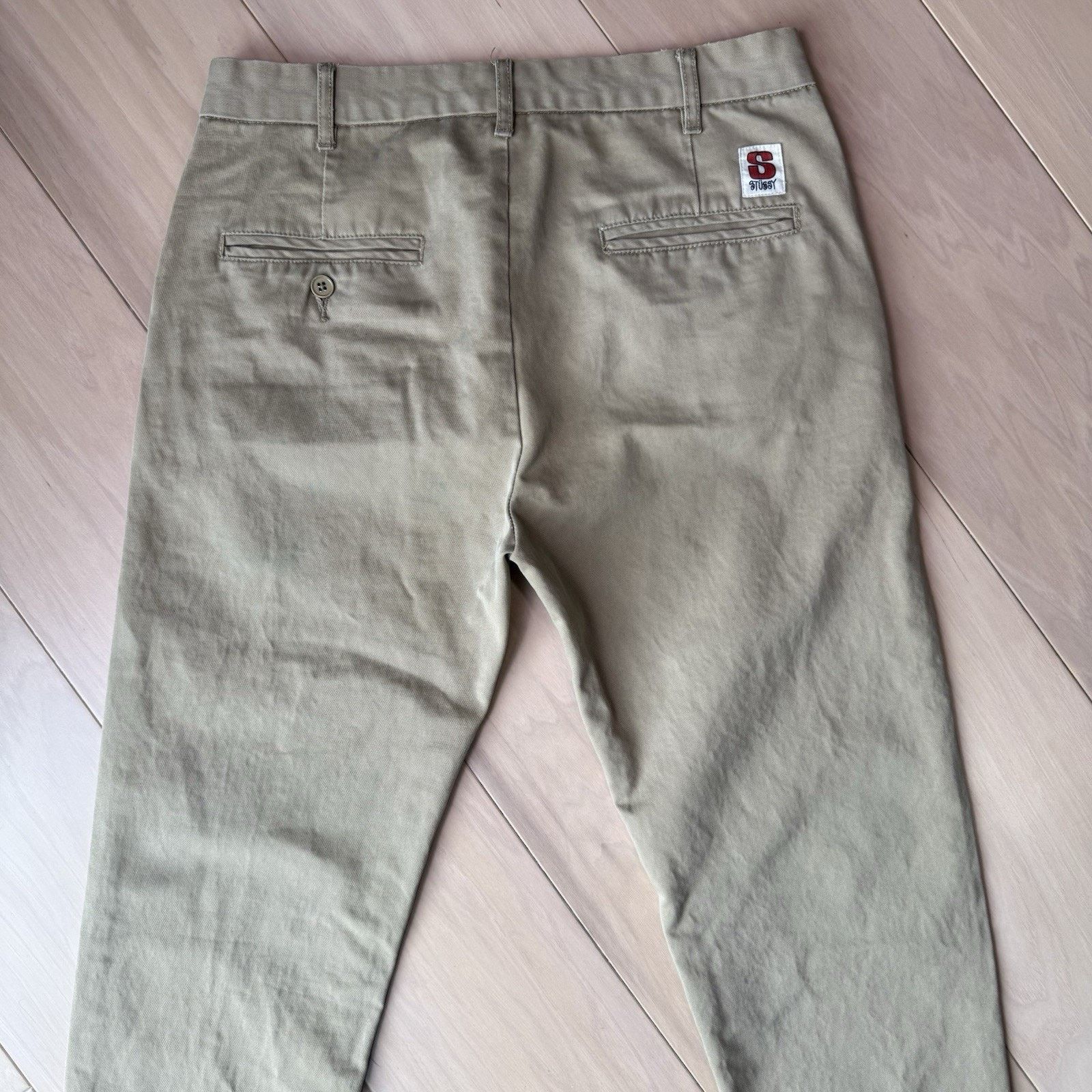 Stussy Vintage Stussy Chino Pants 30 Khaki Minimalist Streetwear Size US 30 / EU 46 - 8 Thumbnail