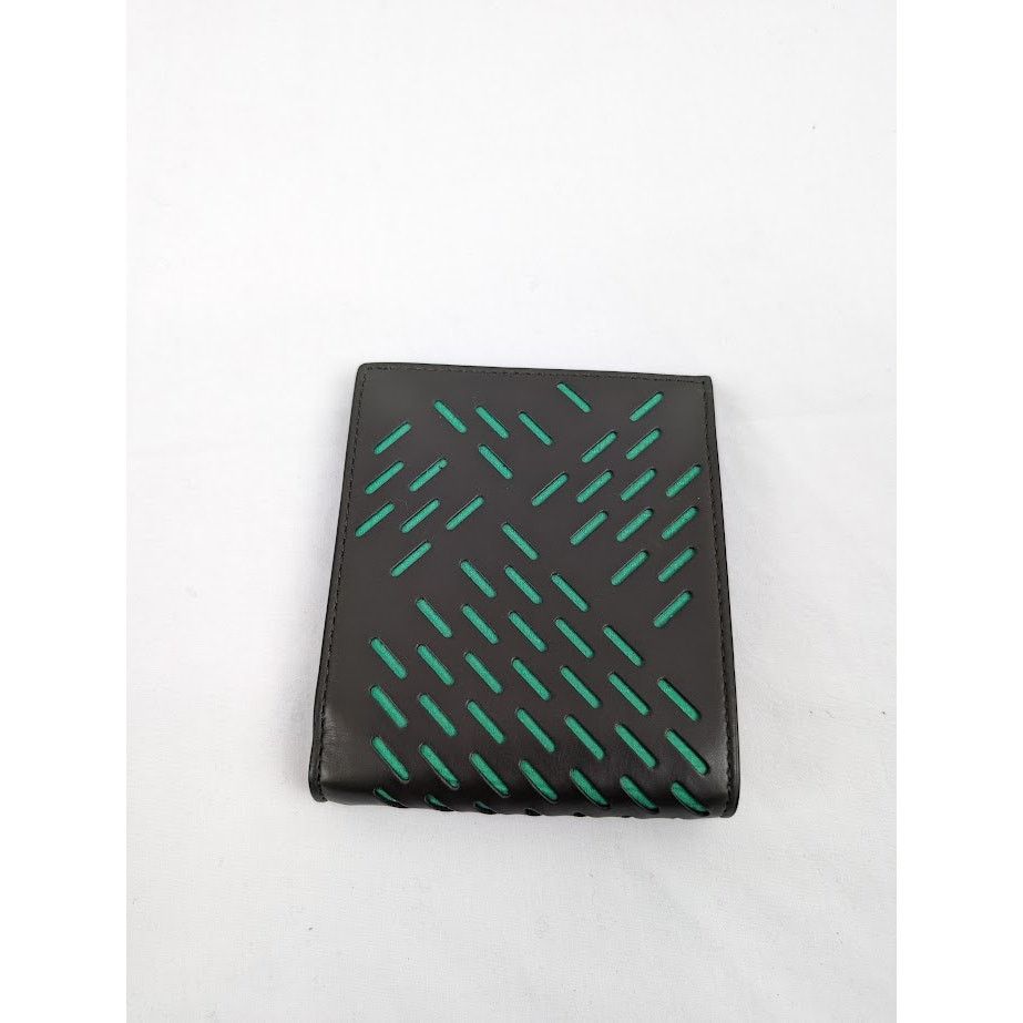 Bottega Veneta o1rshd1 Size: OS / Perforated Paper Calf Wallet in Kaki Size ONE SIZE - 1 Thumbnail