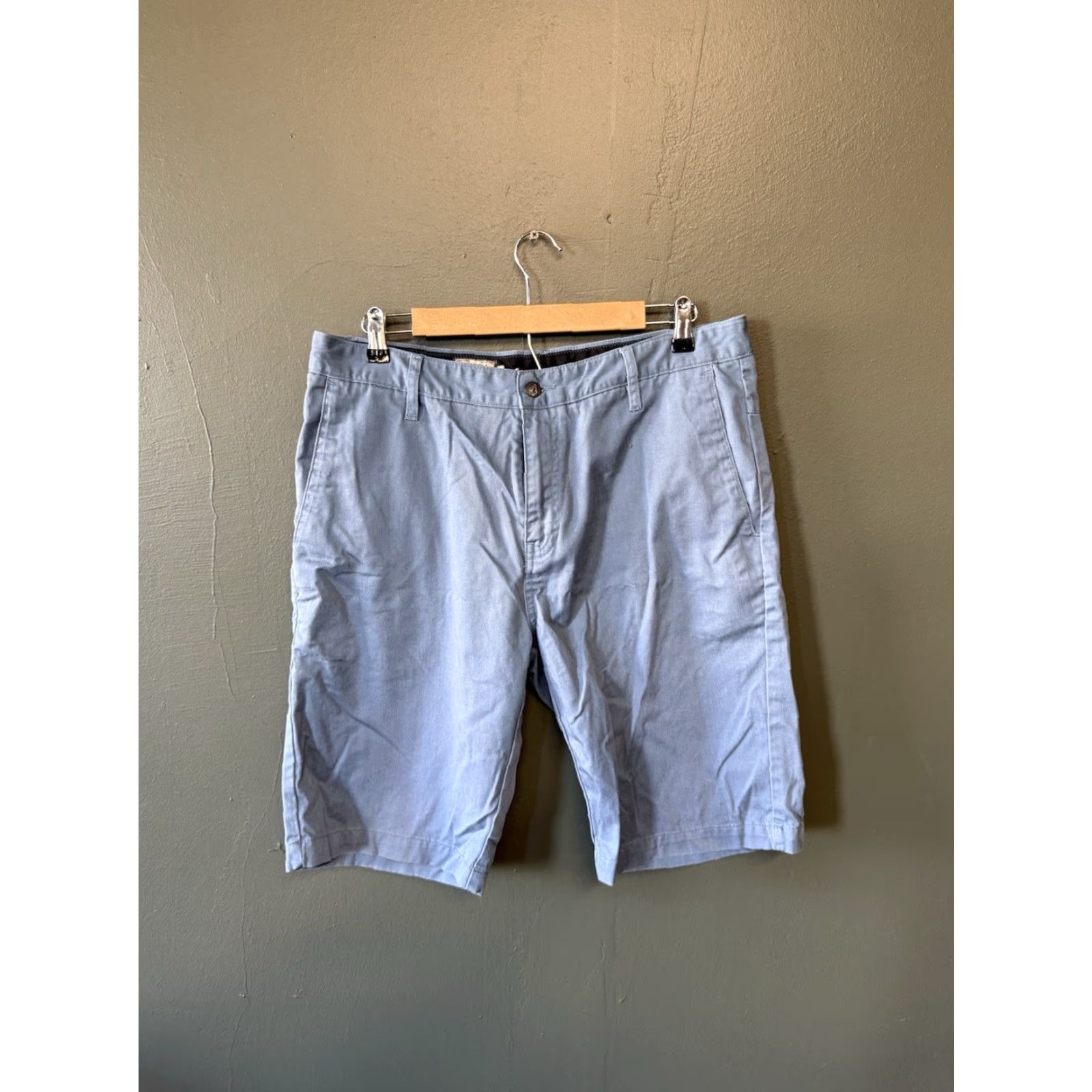 Volcom Volcom Mens Blue Chino Shorts Size 34 Size US 34 / EU 50 - 2 Thumbnail