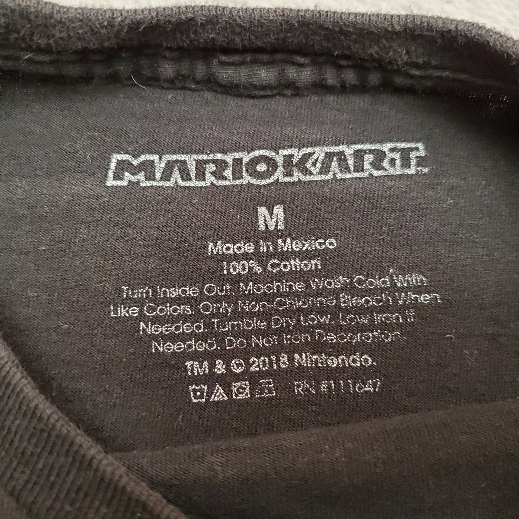 Nintendo Nintendo Mariokart Shirt Mens XL Black Video Game Crewneck TEE Long Sleeve Cotton Jersey Graphic Print Mens Size US XL / EU 56 / 4 - 5 Thumbnail